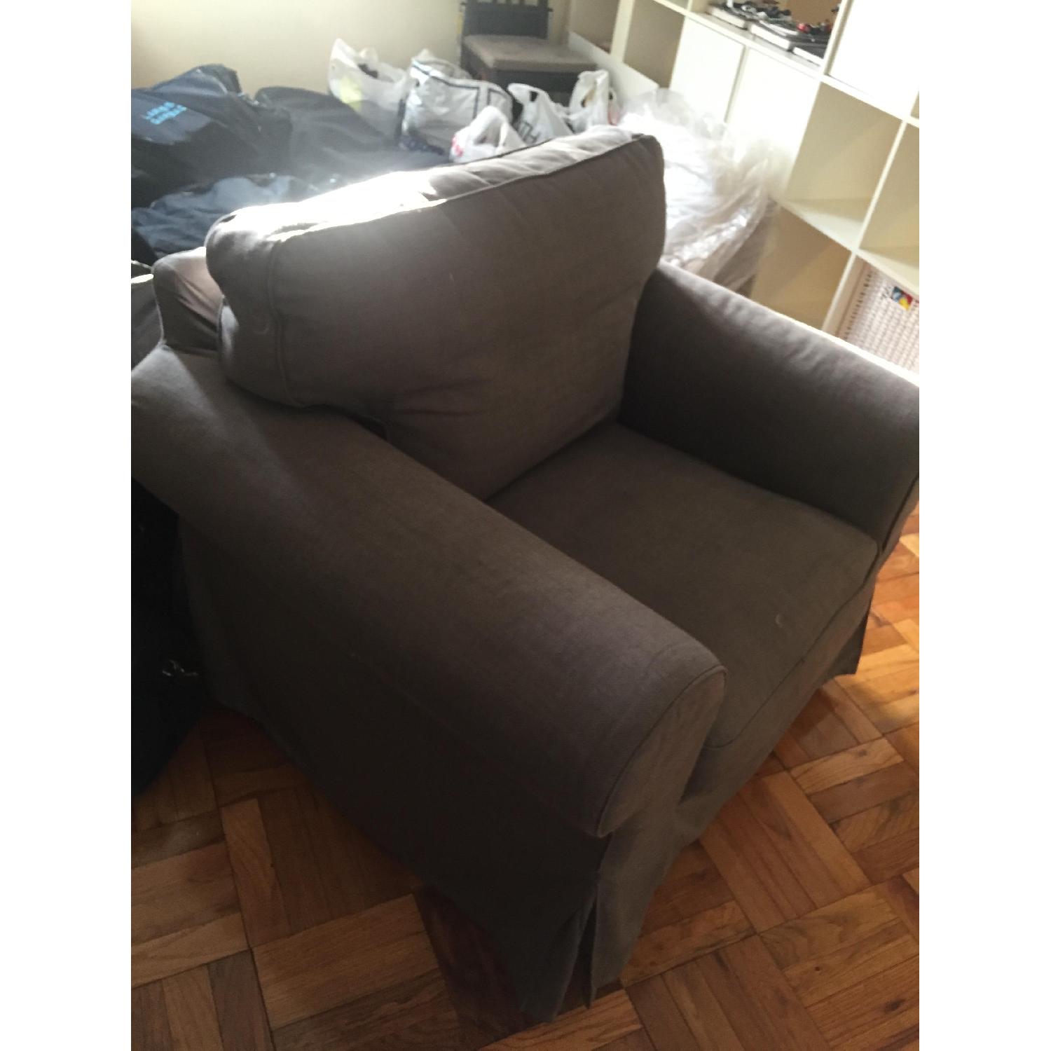 Ikea Gray Armchair - image-5