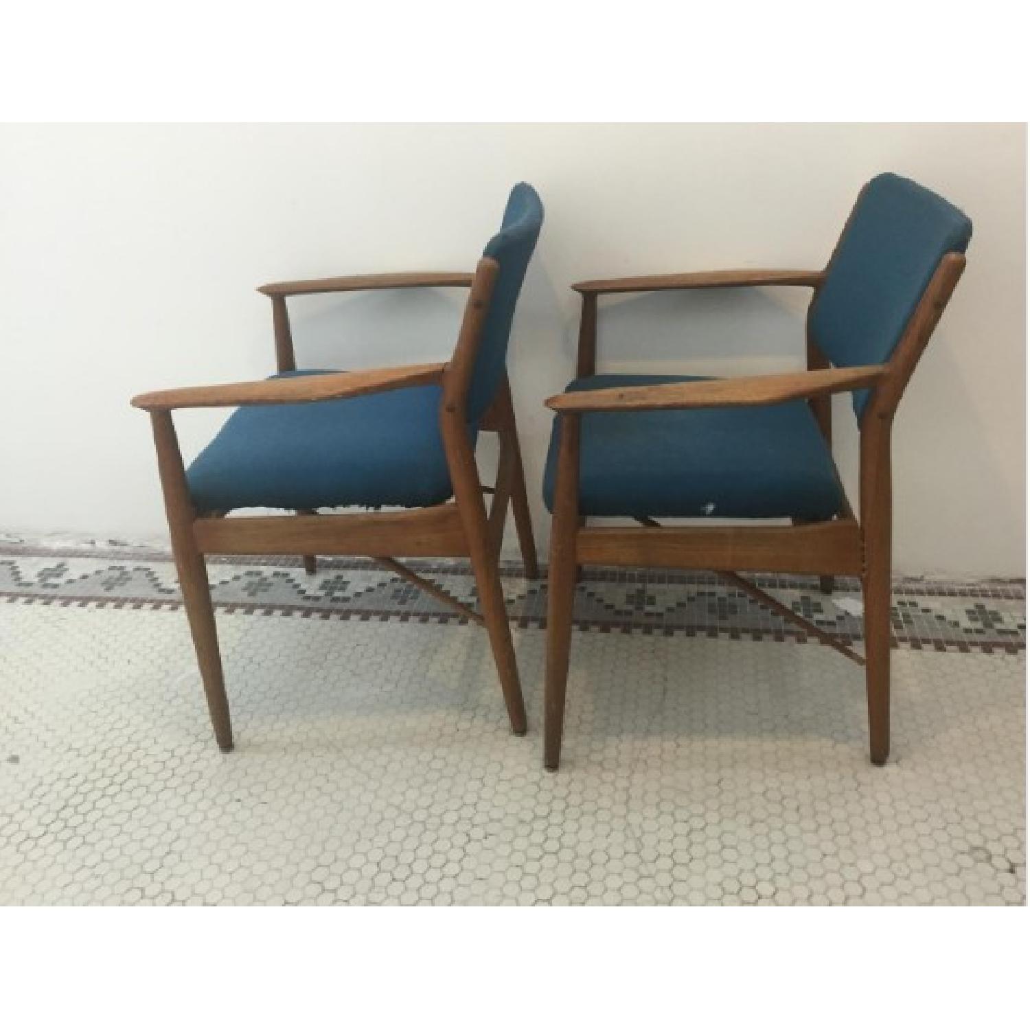 Danish Midcentury Arne Vodder Chairs - Pair - image-2