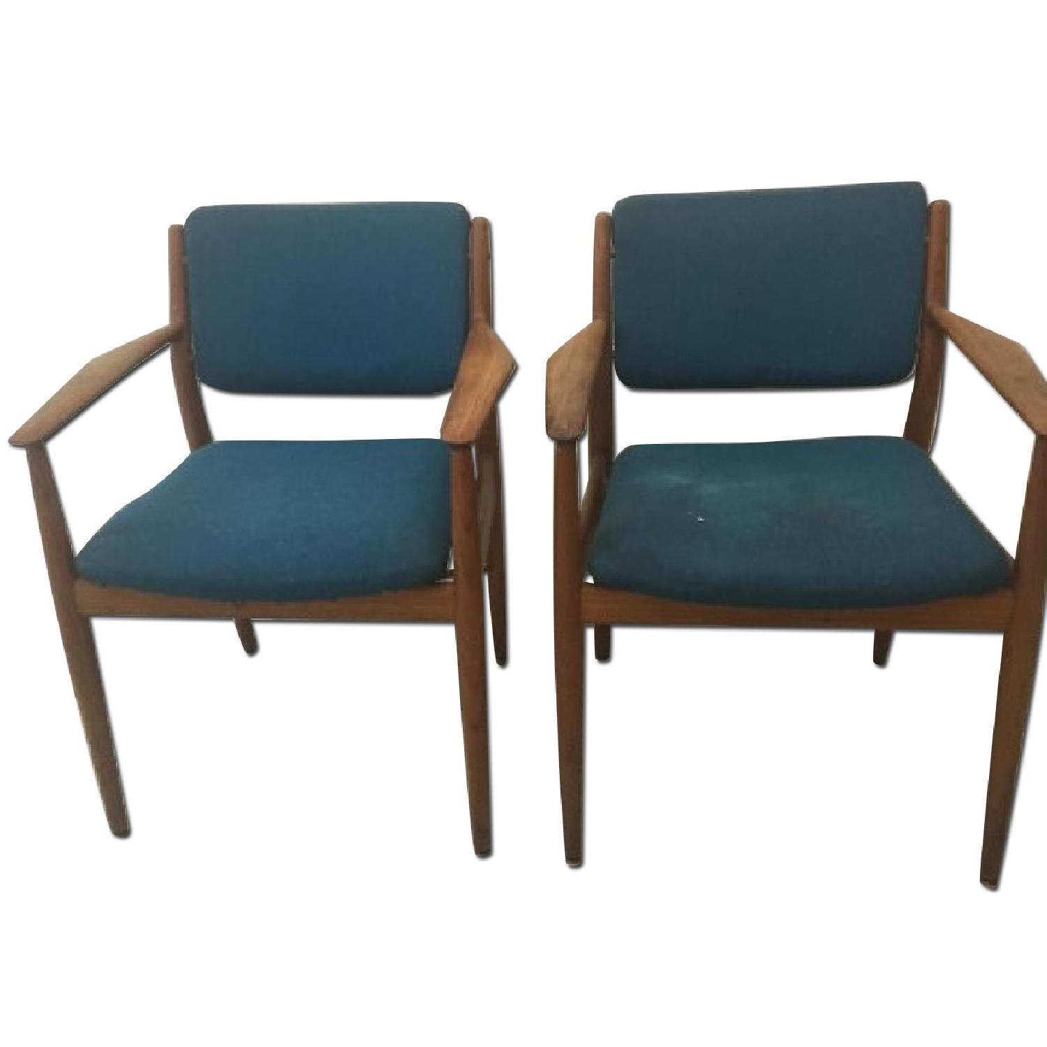 Danish Midcentury Arne Vodder Chairs - Pair - image-0