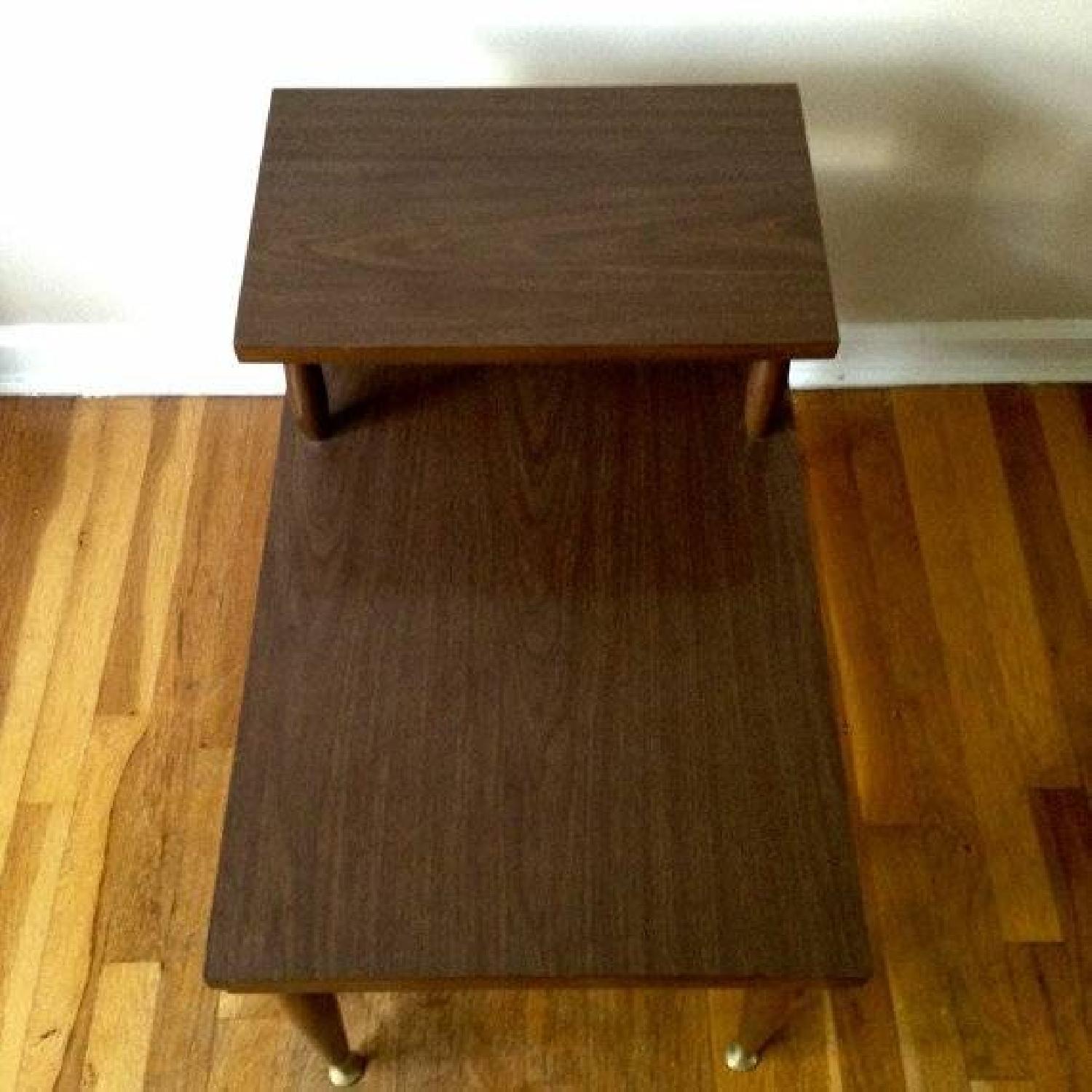 Mid Century Modern Step Side/End Tables - Pair - image-1