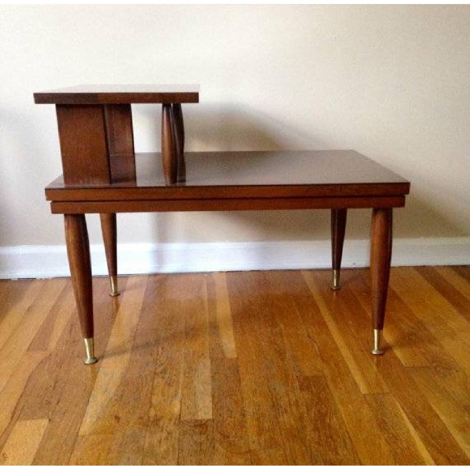 Mid Century Modern Step Side/End Tables - Pair - image-2