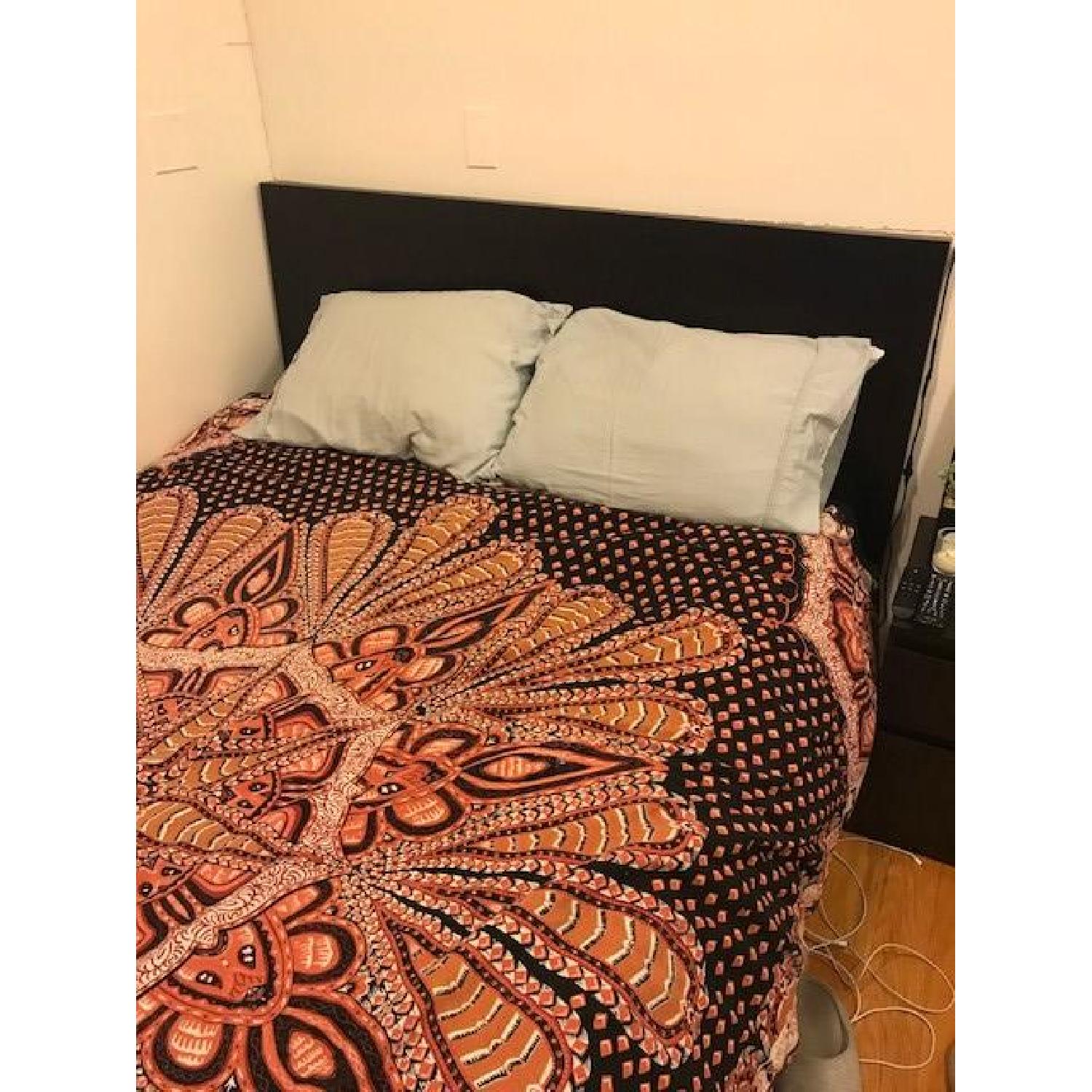 Ikea Malm Black Full Size Bed - image-1