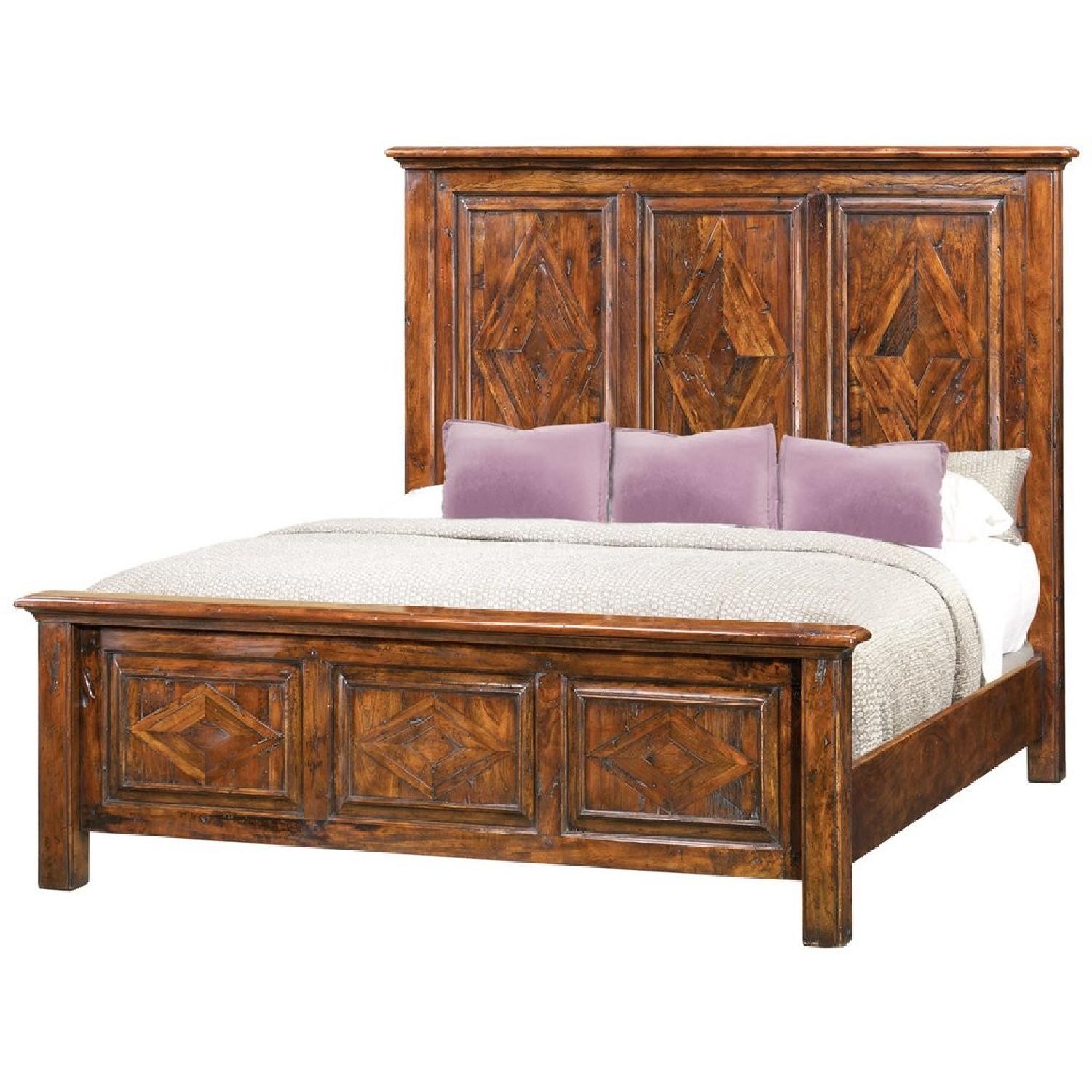 Theodore Alexander Castle Bromwich Rustic Heirloom Bed AptDeco