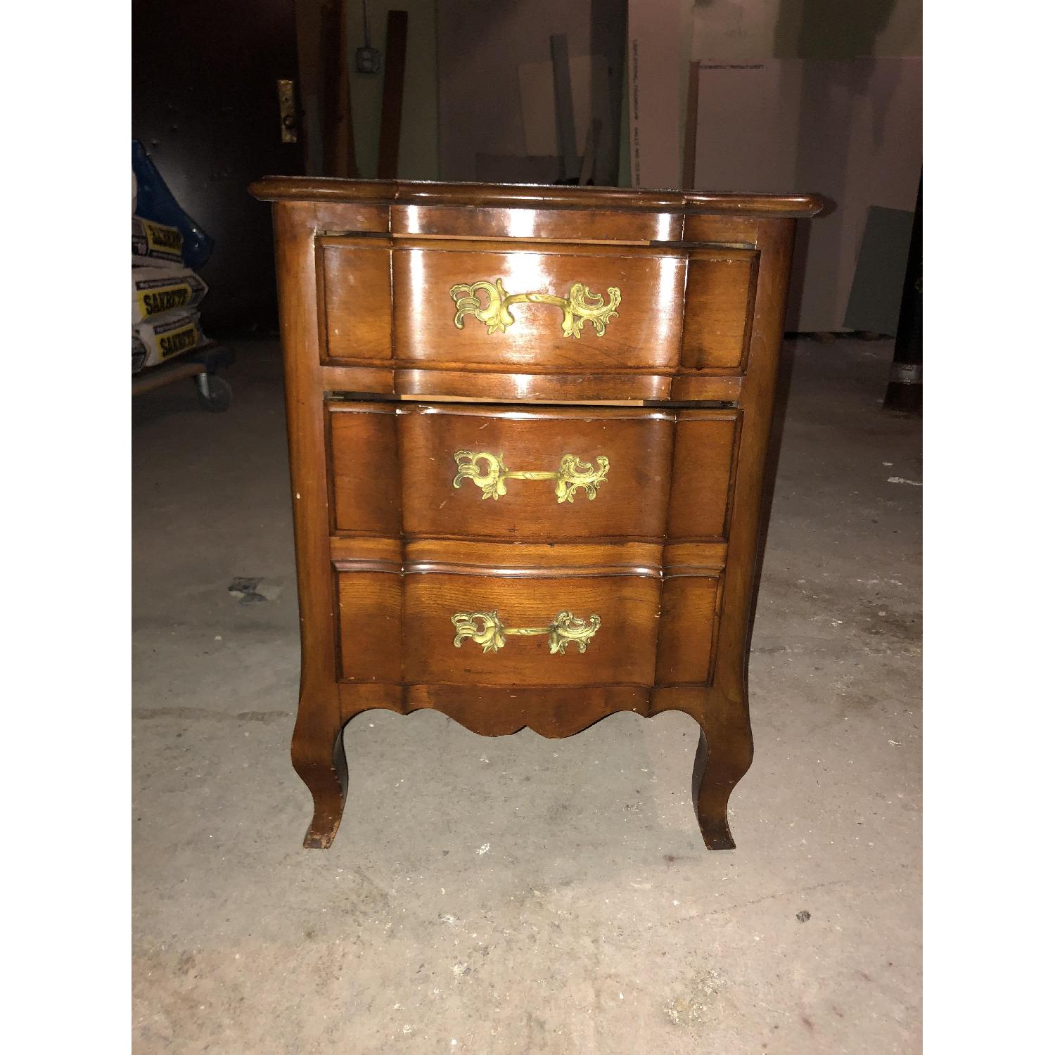 Wooden 3 Drawer Side Tables - image-1