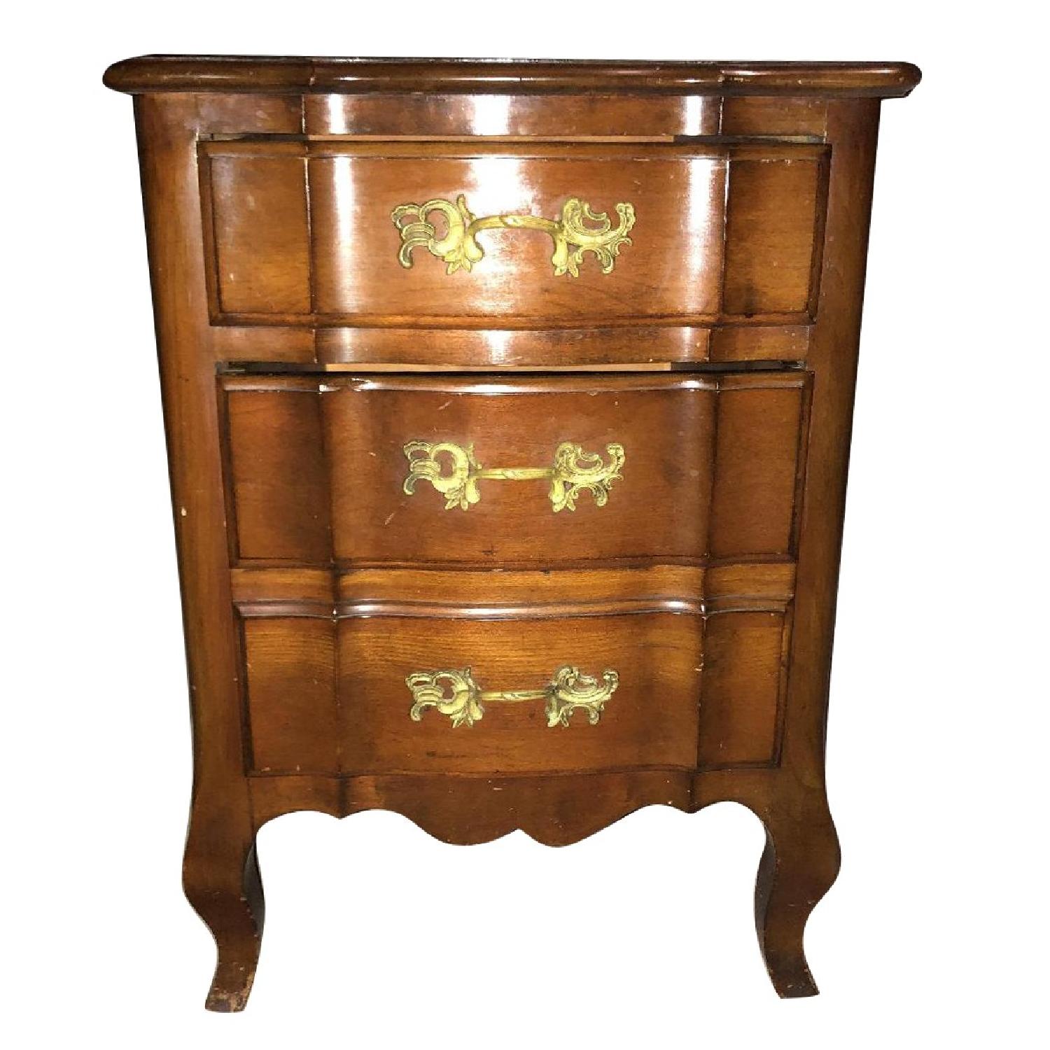 Wooden 3 Drawer Side Tables - image-0