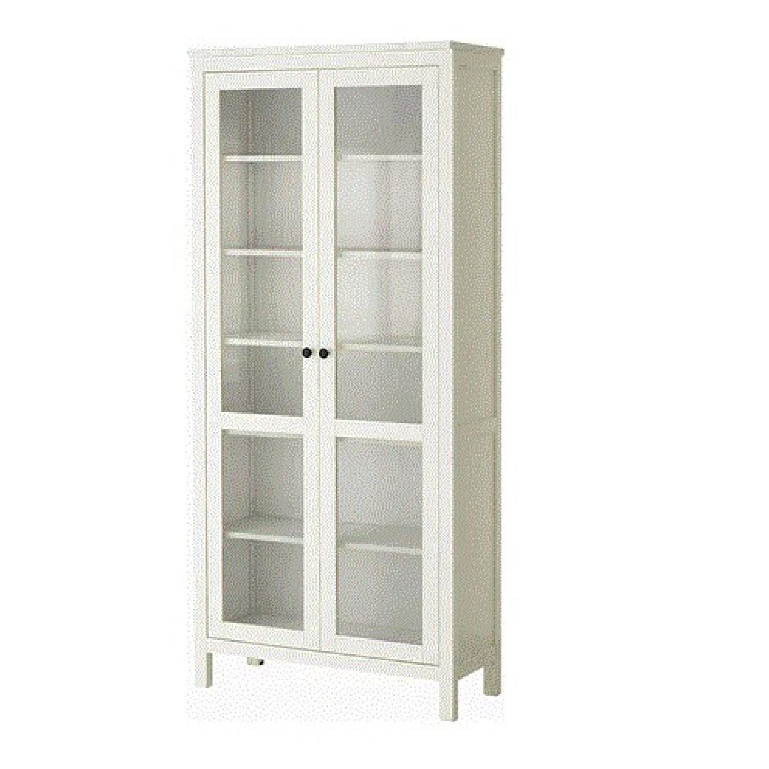 Ikea Hemnes Glass-Door Bookcase/Cabinet - image-0