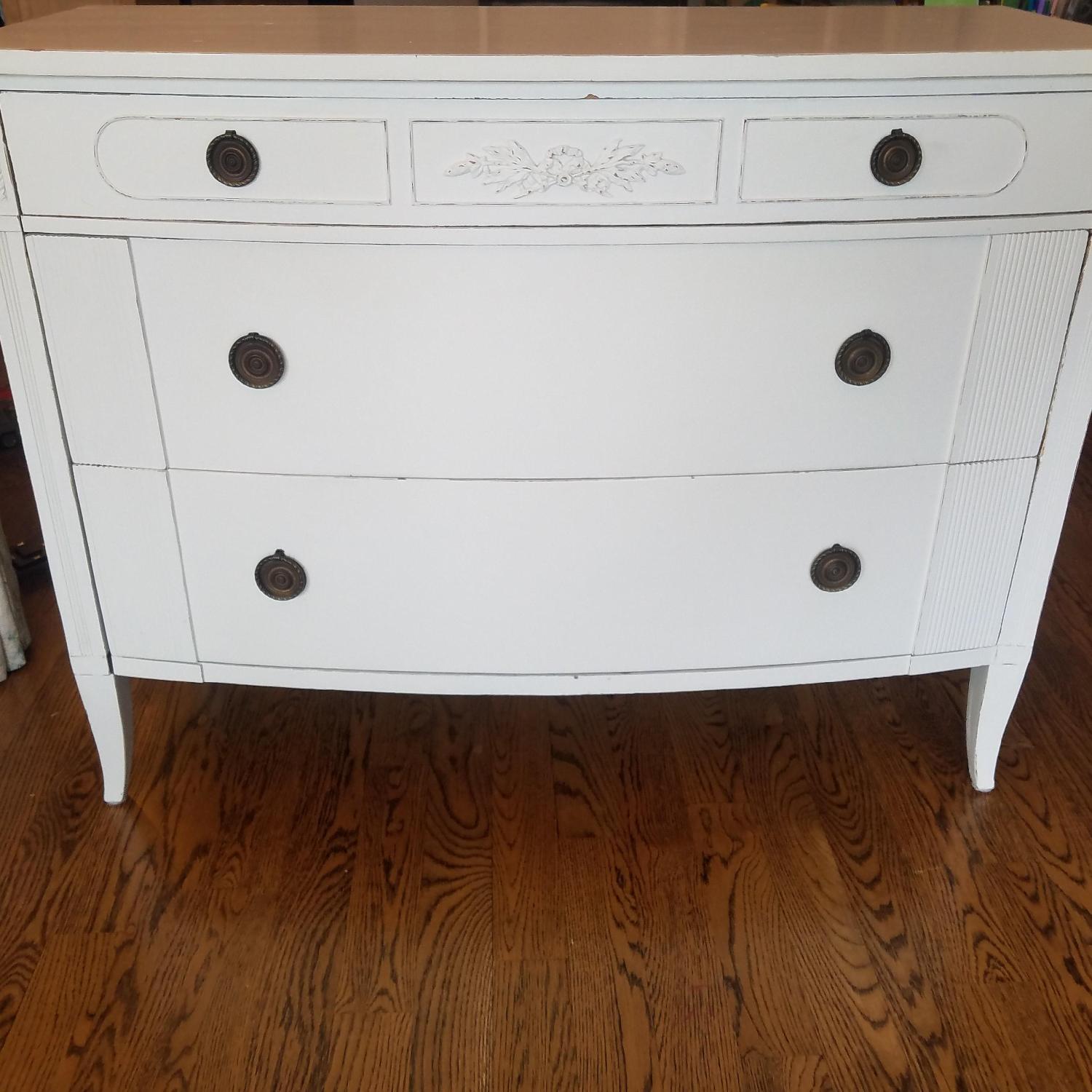 White Solid Hardwood Dresser - image-2