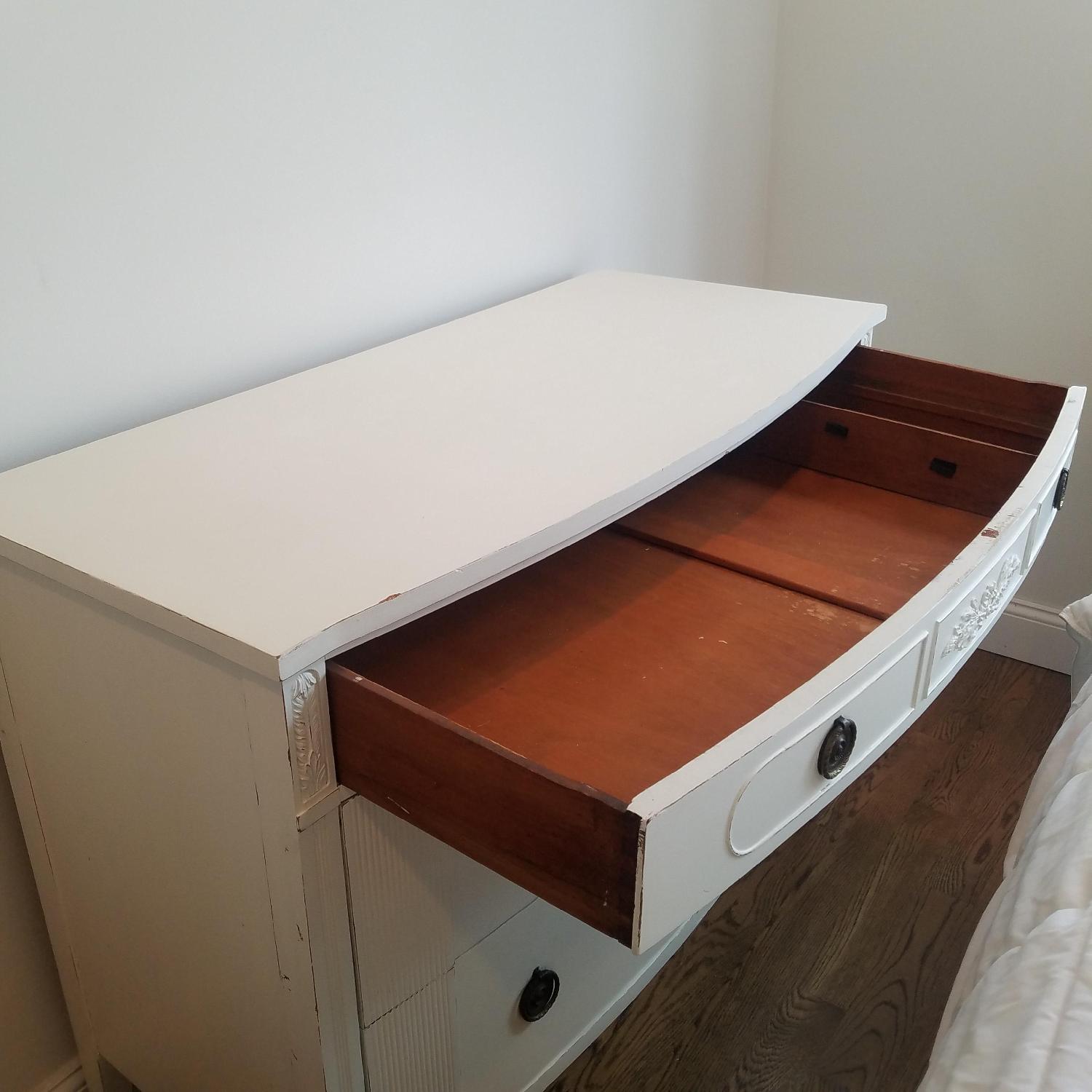 White Solid Hardwood Dresser - image-4