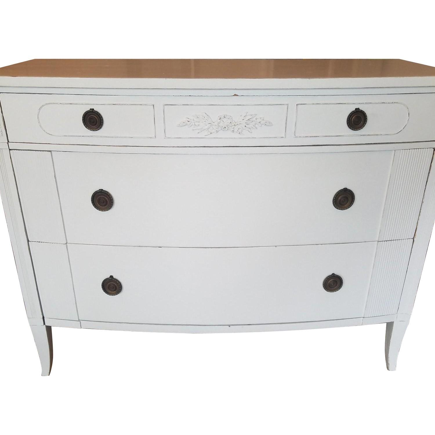 White Solid Hardwood Dresser - image-0