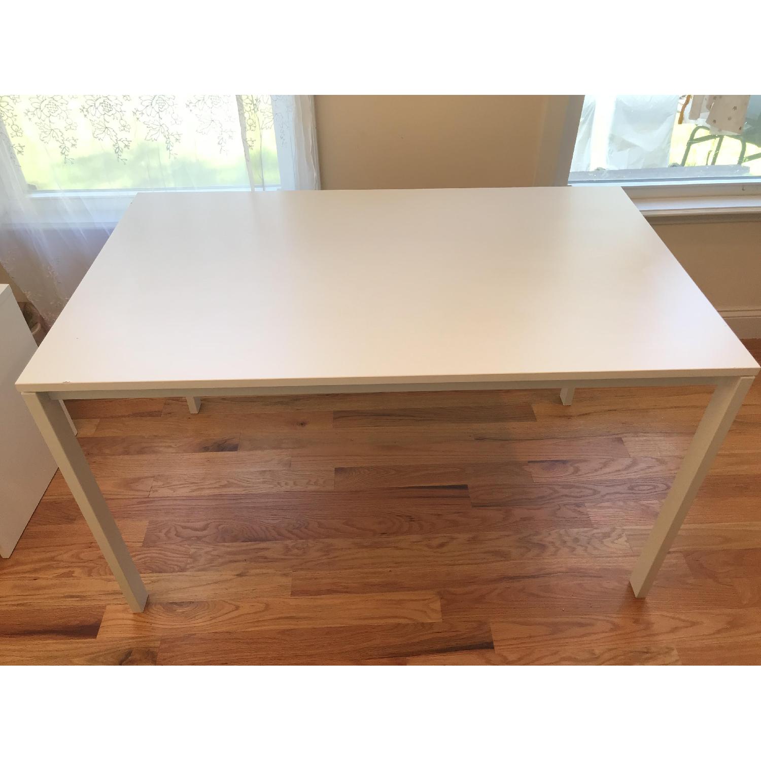Ikea Melltorp White Dining Table - AptDeco