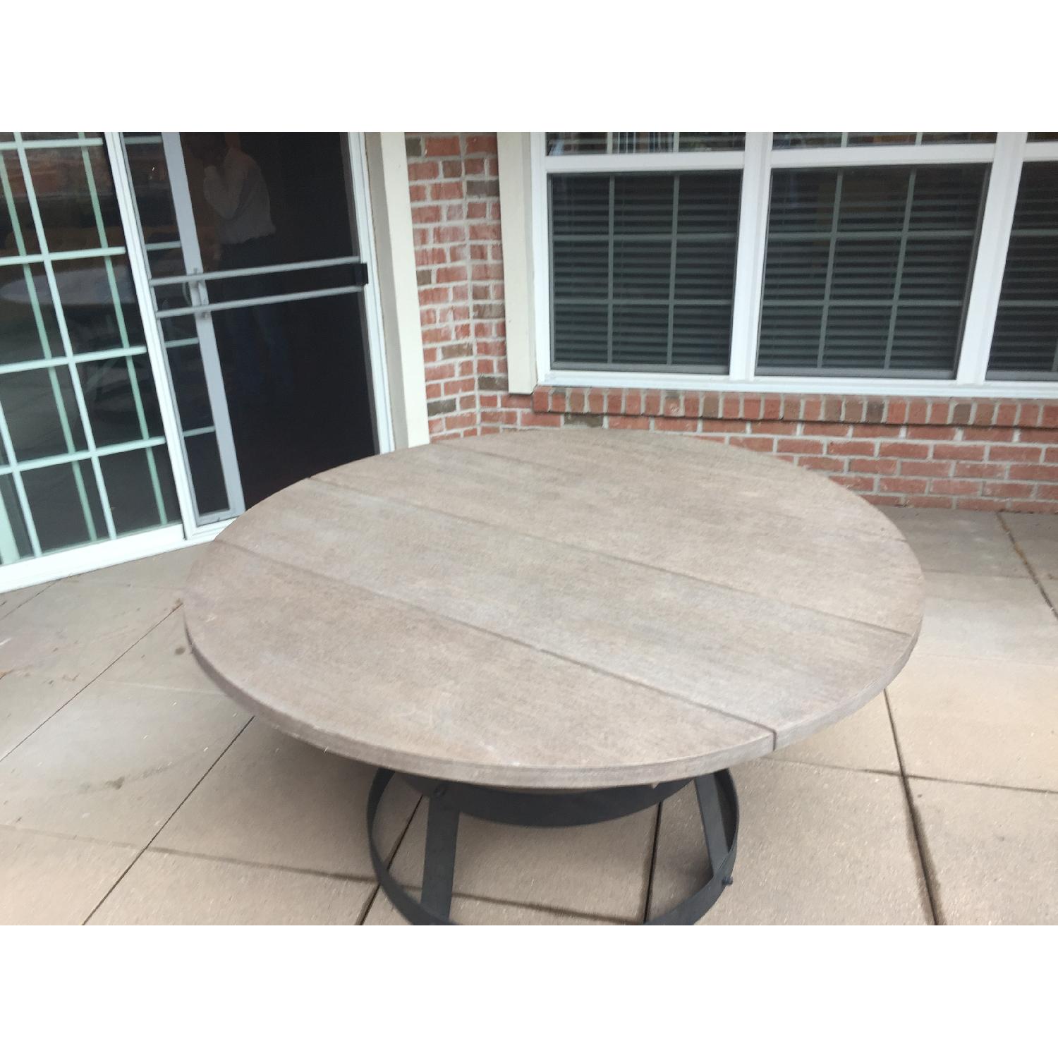 Restoration Hardware Outdoor/Patio Dining Table w/ 6 Chairs - image-2