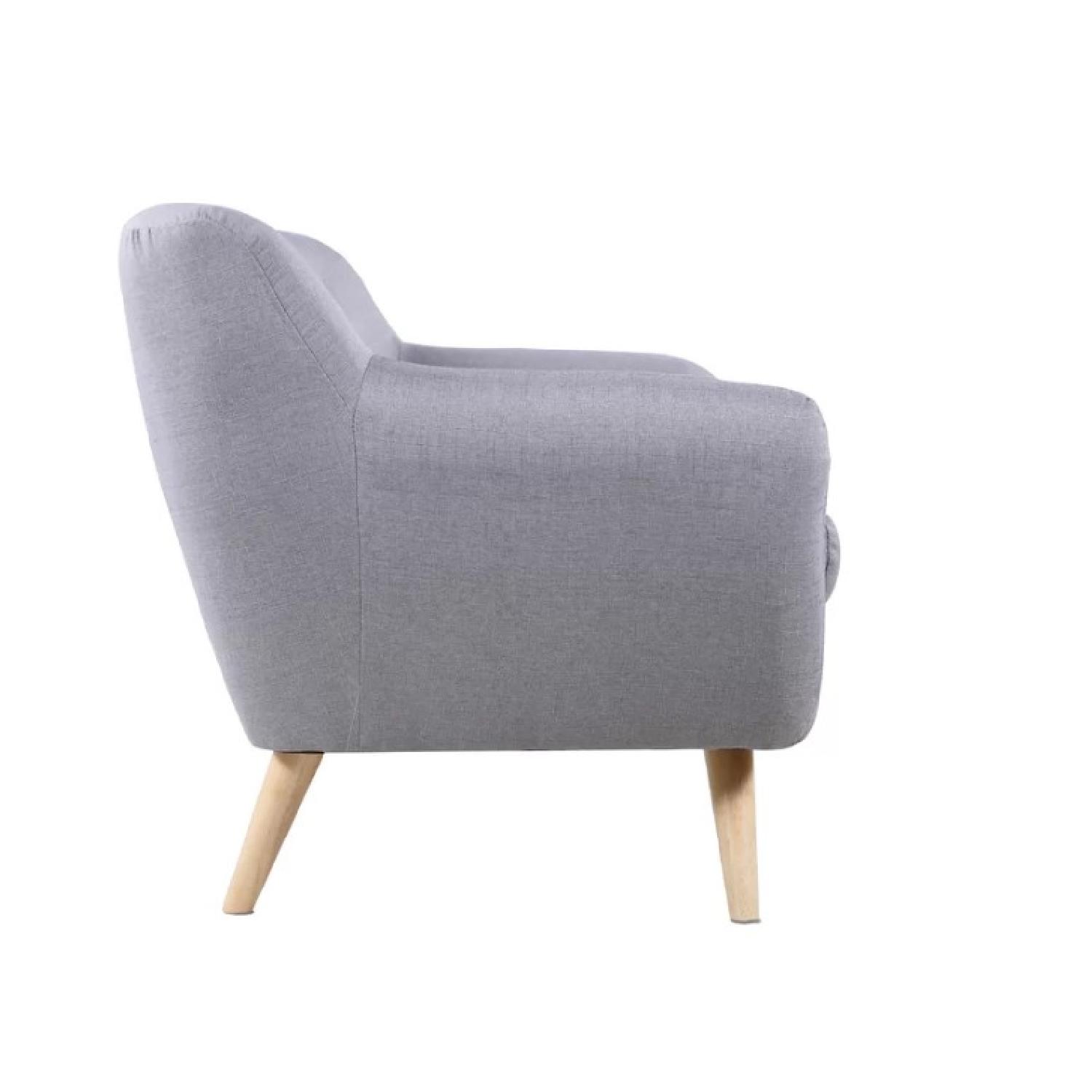 AllModern Langley Street Milland Mid-Century Dark Grey Sofa - image-4