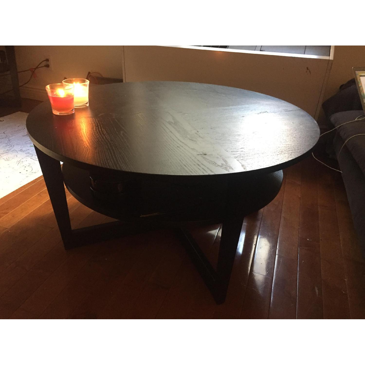 Ikea Vejmon Coffee Table in Black-Brown - image-2