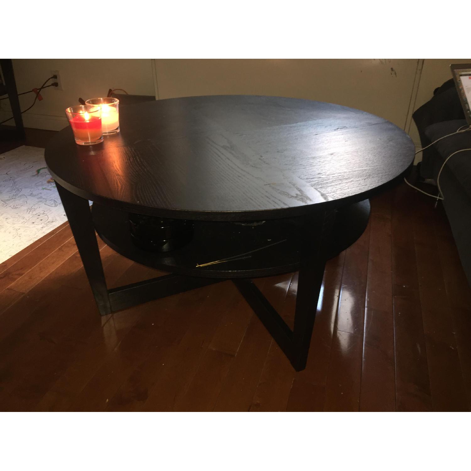 Ikea Vejmon Coffee Table in Black-Brown - image-4