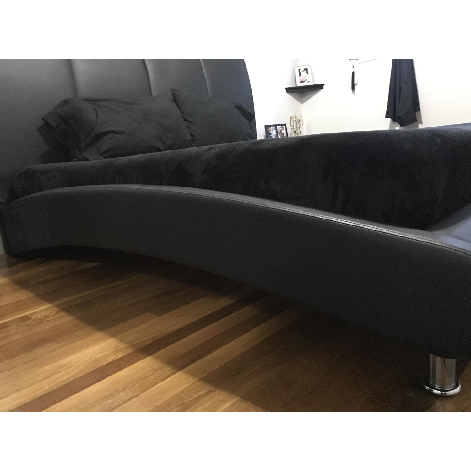 Faux Leather King Sized Bed Frame - image-3