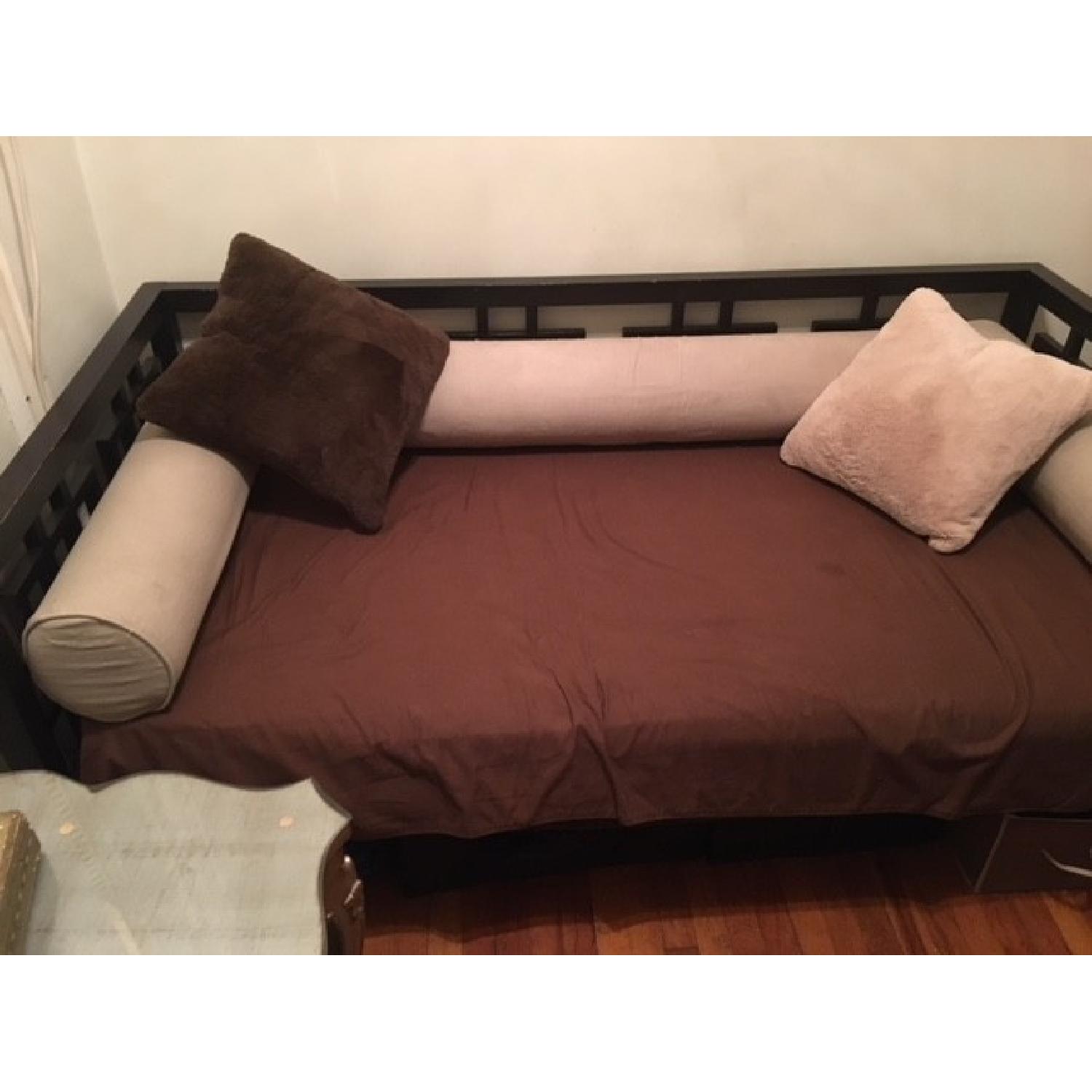 West Elm Chocolate Window Daybed - image-1