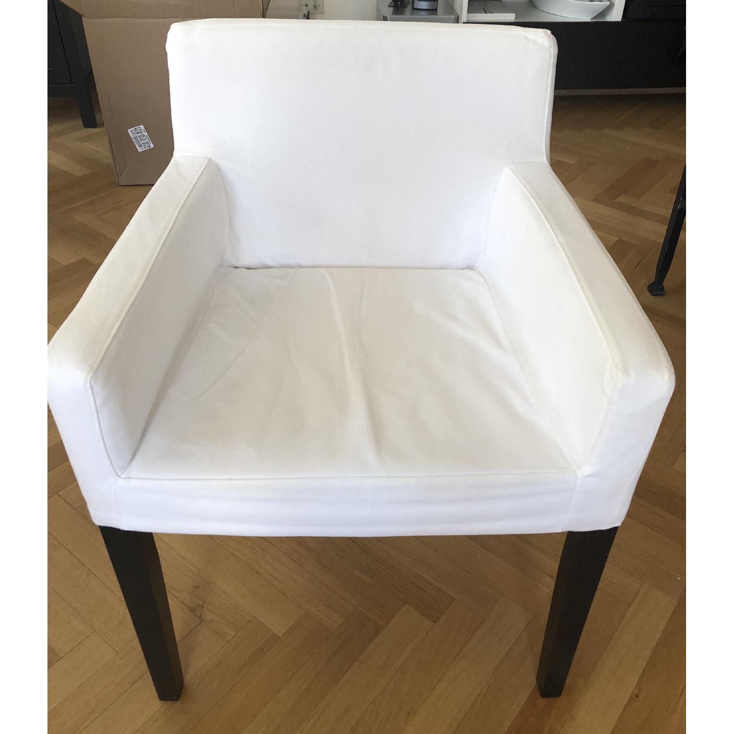 Ikea Nils Armchairs in White - image-1