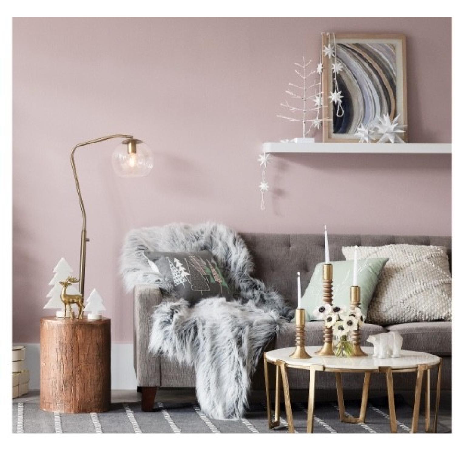 Target Brass Glass Globe Floor Lamp - image-3