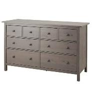ikea hemnes grey dresser Boho-Style Hack Adjustable feet make it possible to compensate for any irregularities in the floor Ikea Hemnes Grey-Brown 8-Drawer Dresser