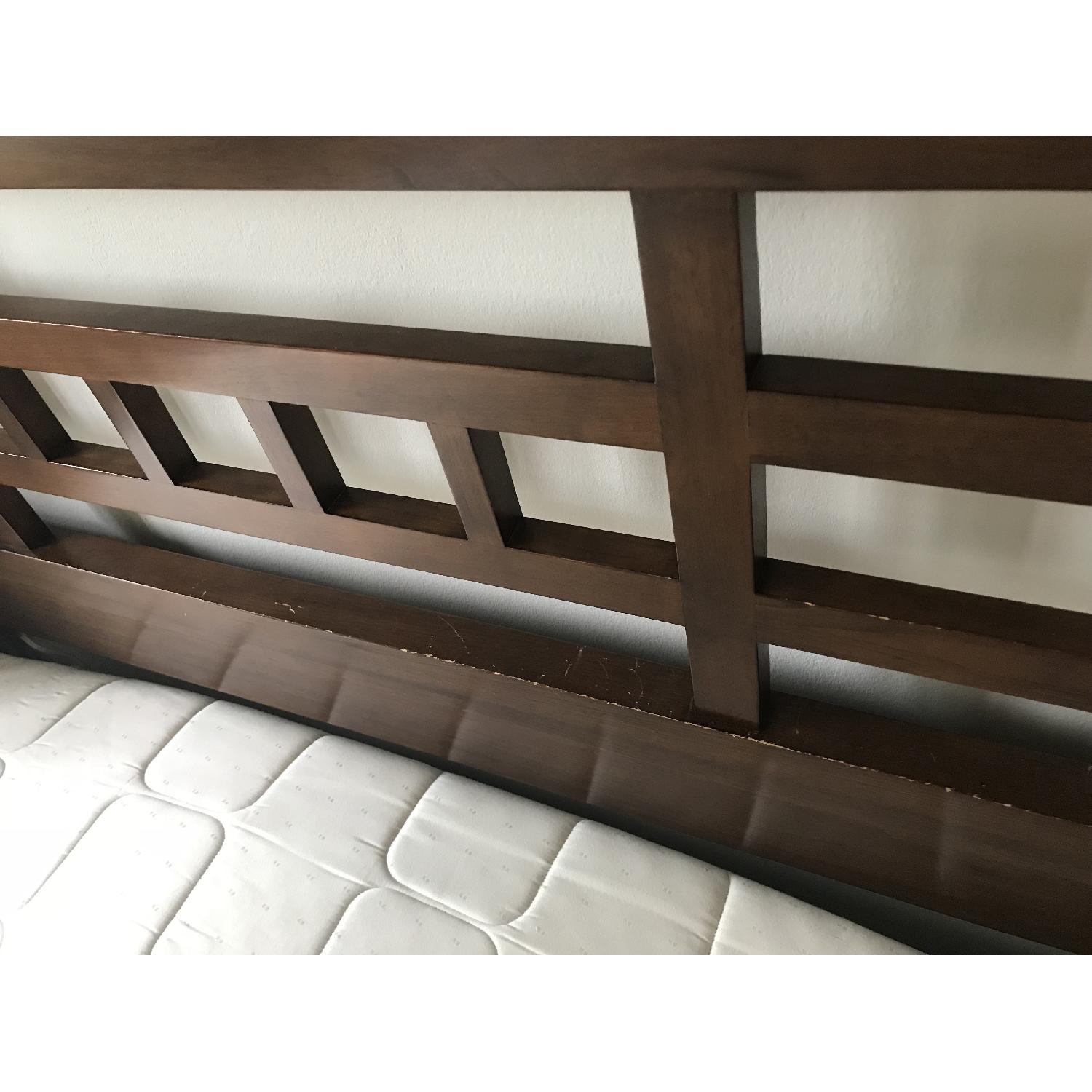 Room & Board Mondo Walnut Queen Bed w/ Low Footboard - image-2