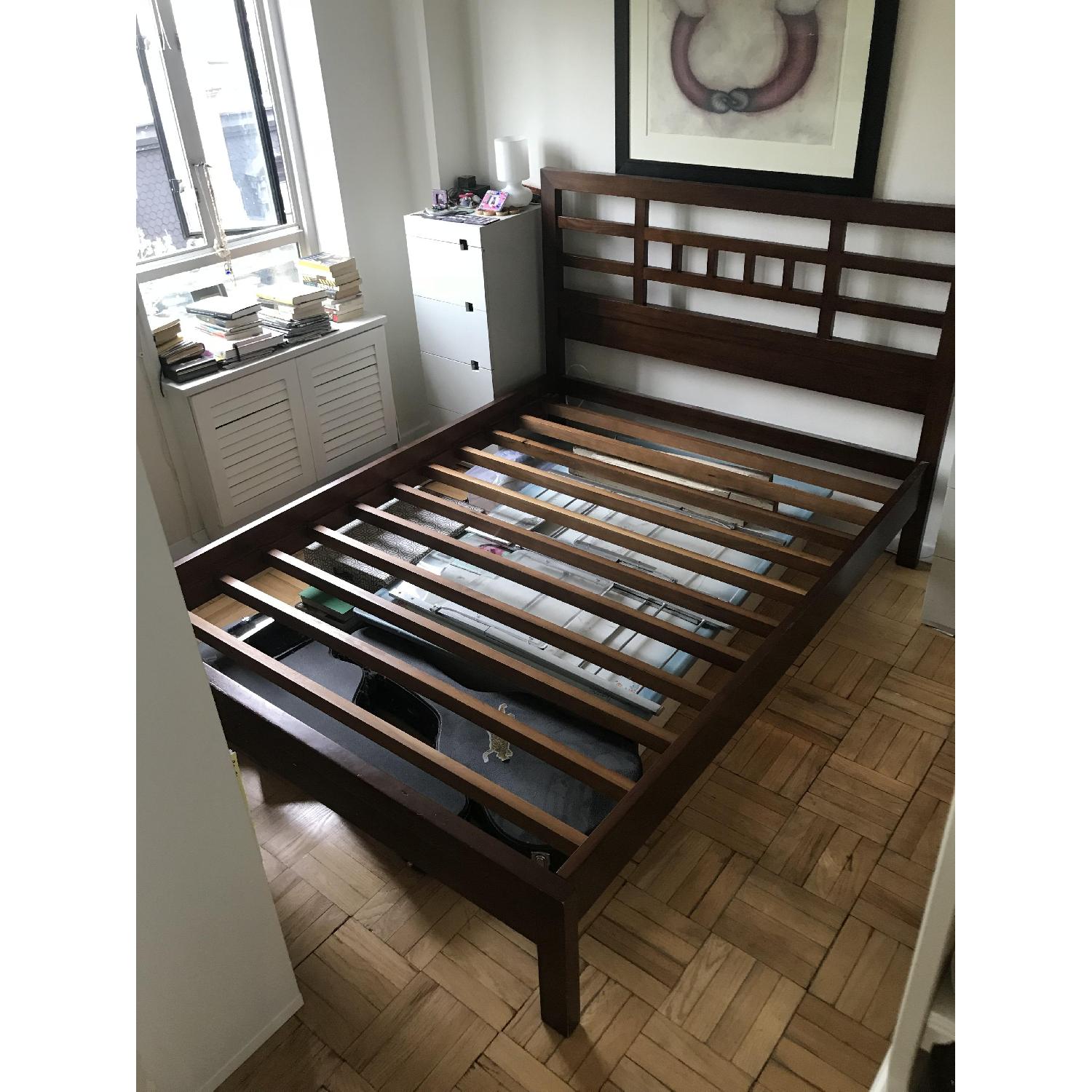 Room & Board Mondo Walnut Queen Bed w/ Low Footboard - image-3