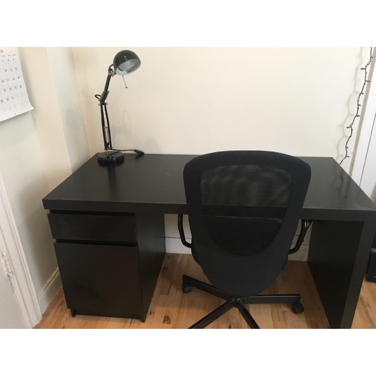 Ikea Malm Desk & Flintan Chair - image-2