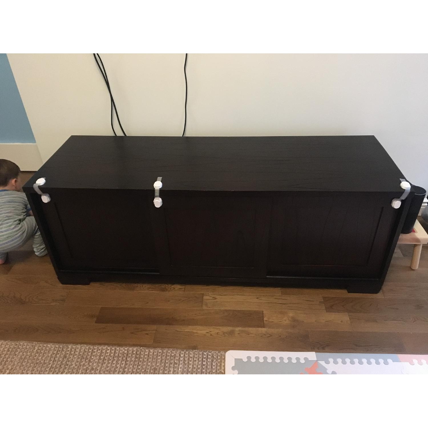 Restoration Hardware Brownstone TV Console - image-1