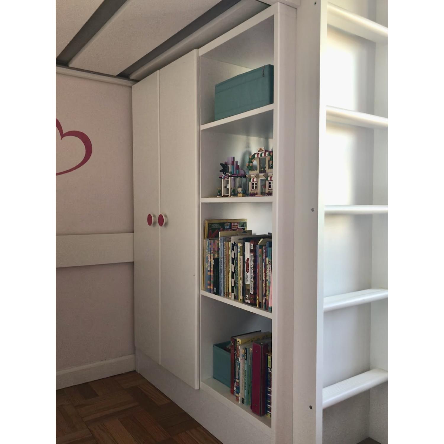 Ikea Stuva Loft Bed w/ 4 Drawer Desk & 2 Door Closet - image-1