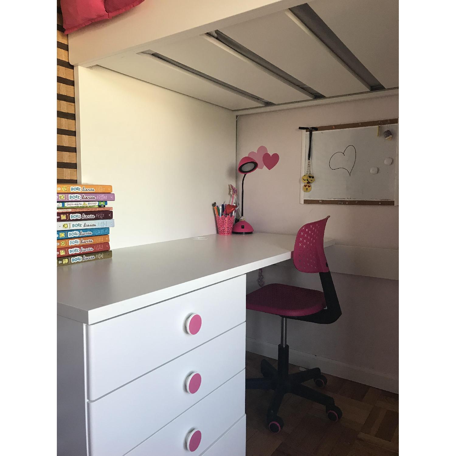 Ikea Stuva Loft Bed w/ 4 Drawer Desk & 2 Door Closet AptDeco