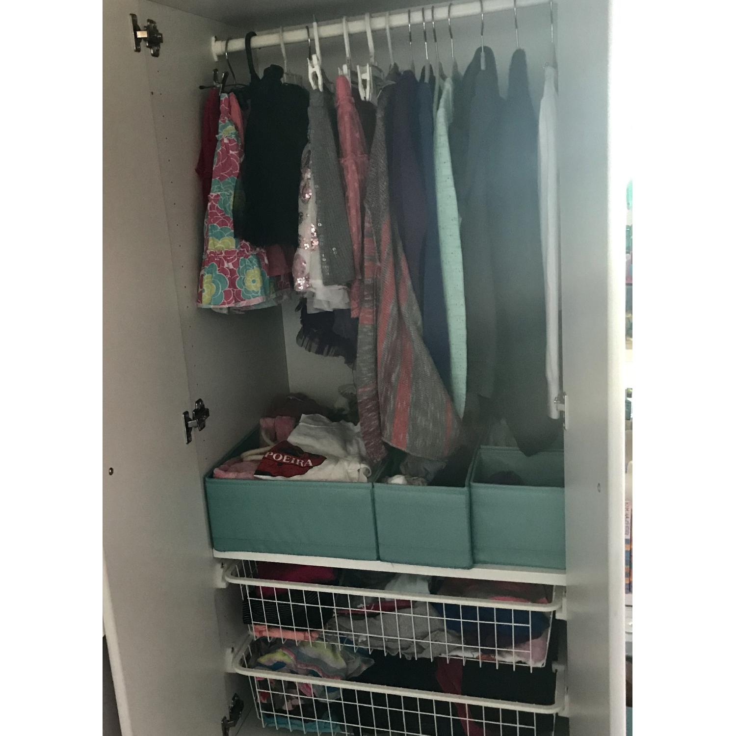 Ikea Stuva Loft Bed w/ 4 Drawer Desk & 2 Door Closet - image-3