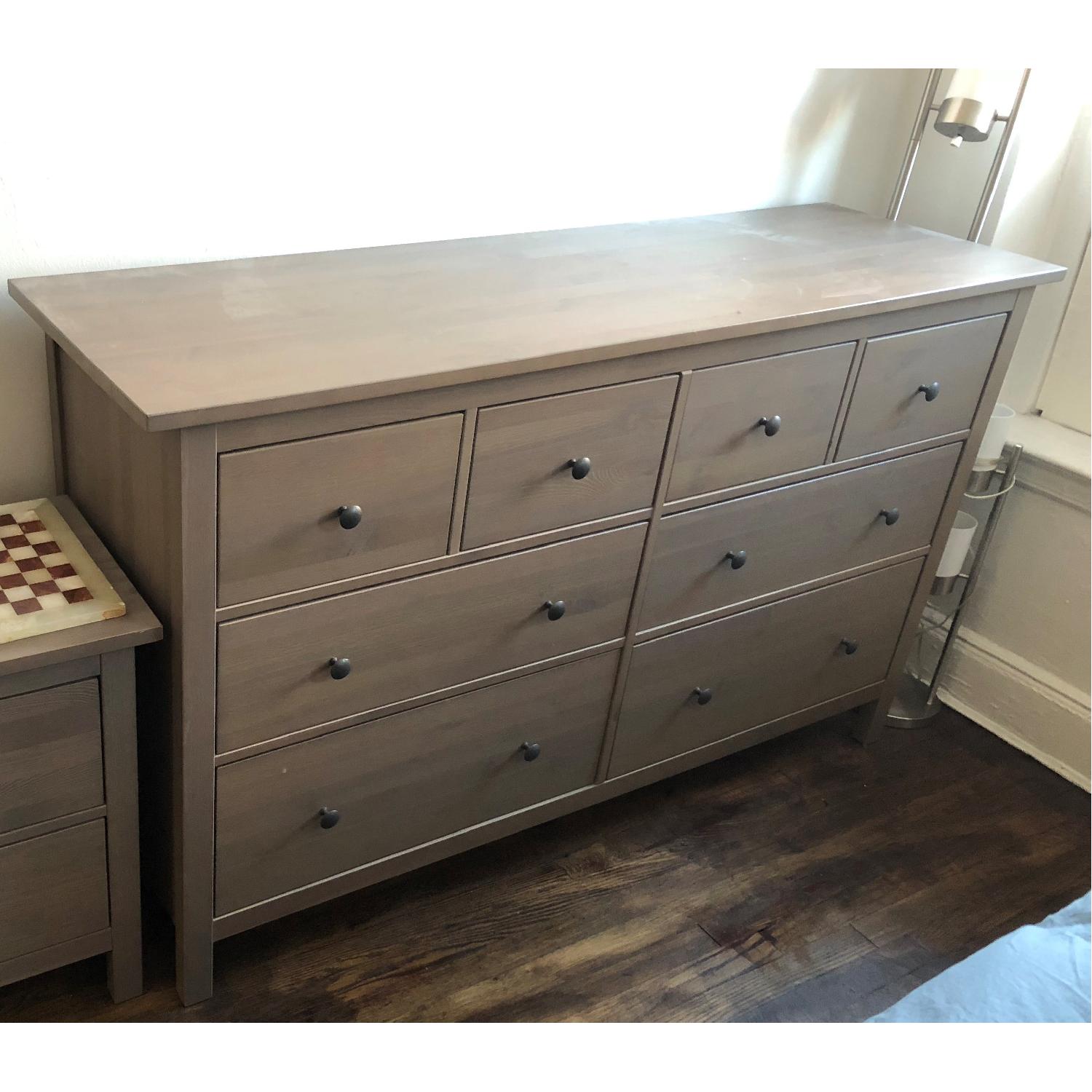 Ikea Hemnes Grey-Brown 8-Drawer Dresser - image-3