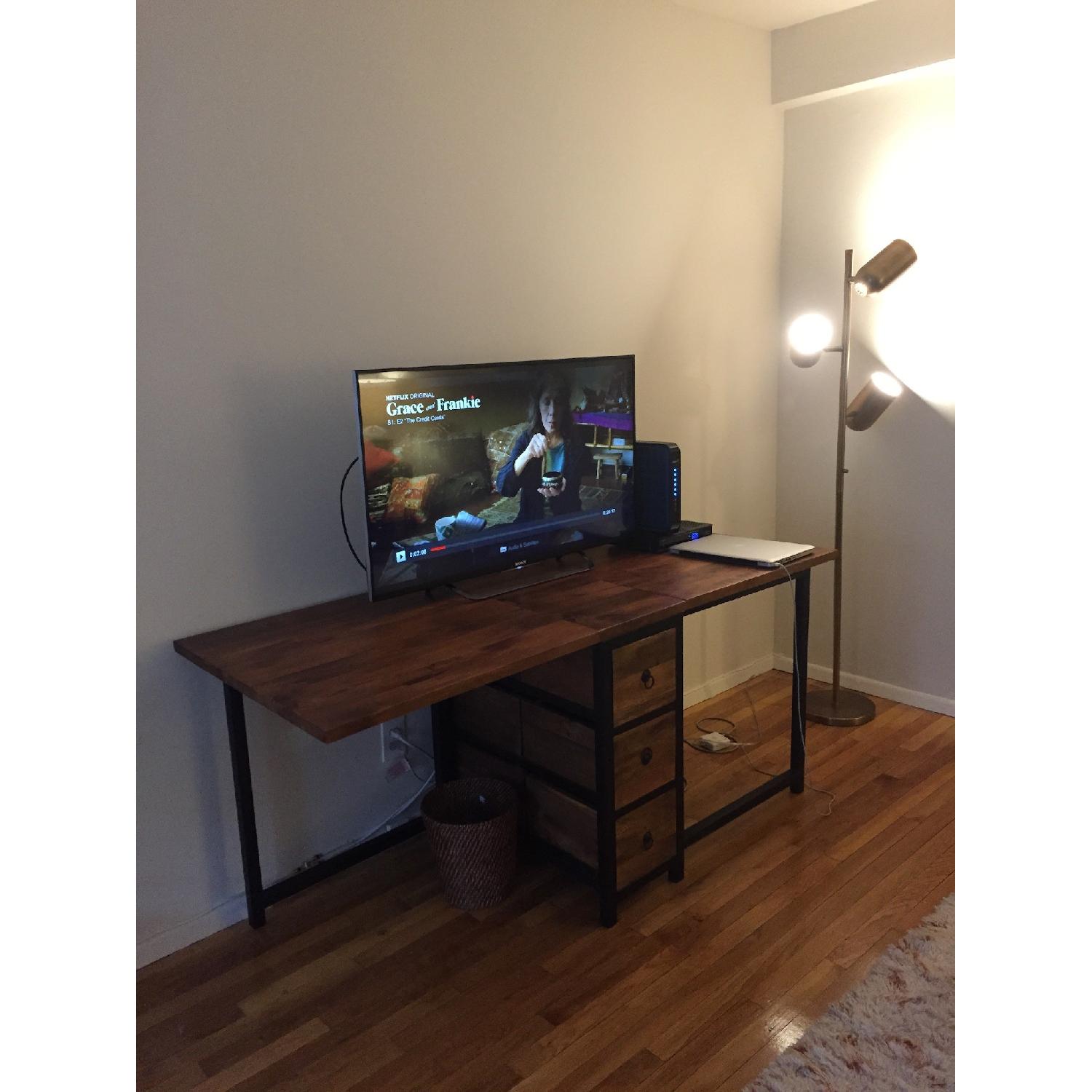 Wood Foldable Dining Table - image-1