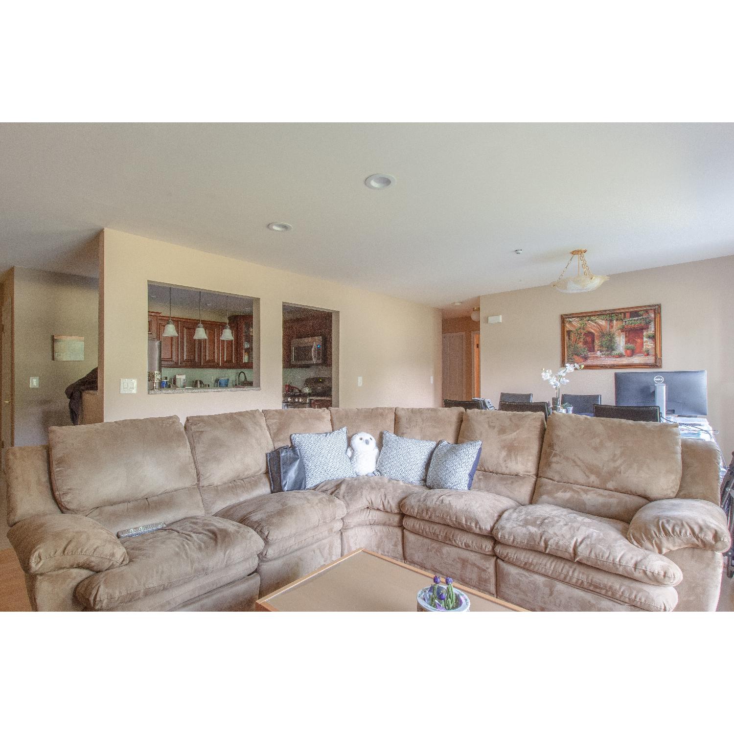 DeCoro 3-Piece Microfiber Sectional Sofa - image-1