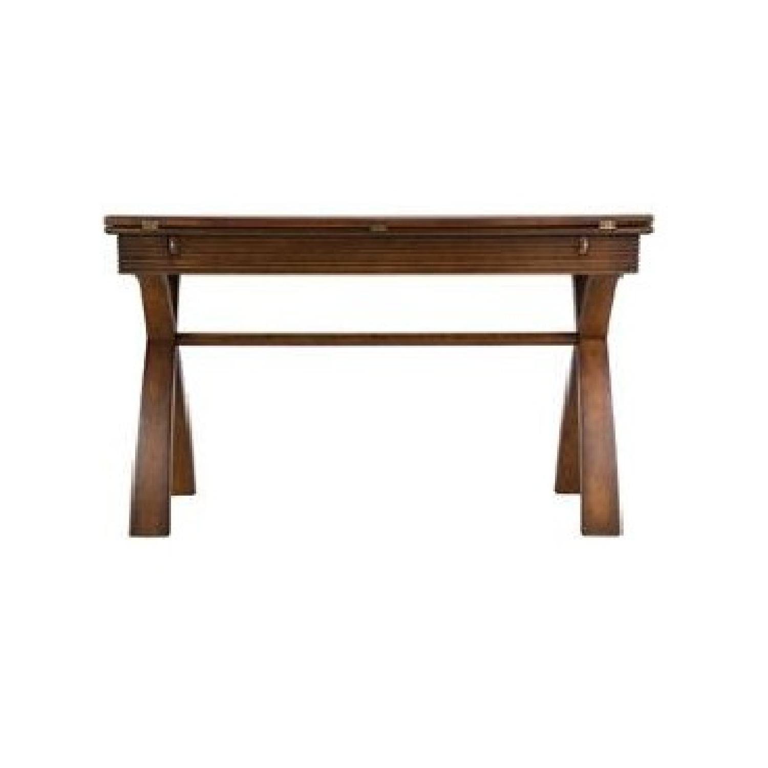 Raymour & Flanigan Bali Flip Top Console/Dining Table AptDeco