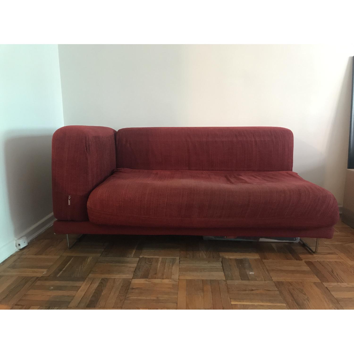 Ikea Tylosand Loveseat/Chaise w/ Right Arm - image-1