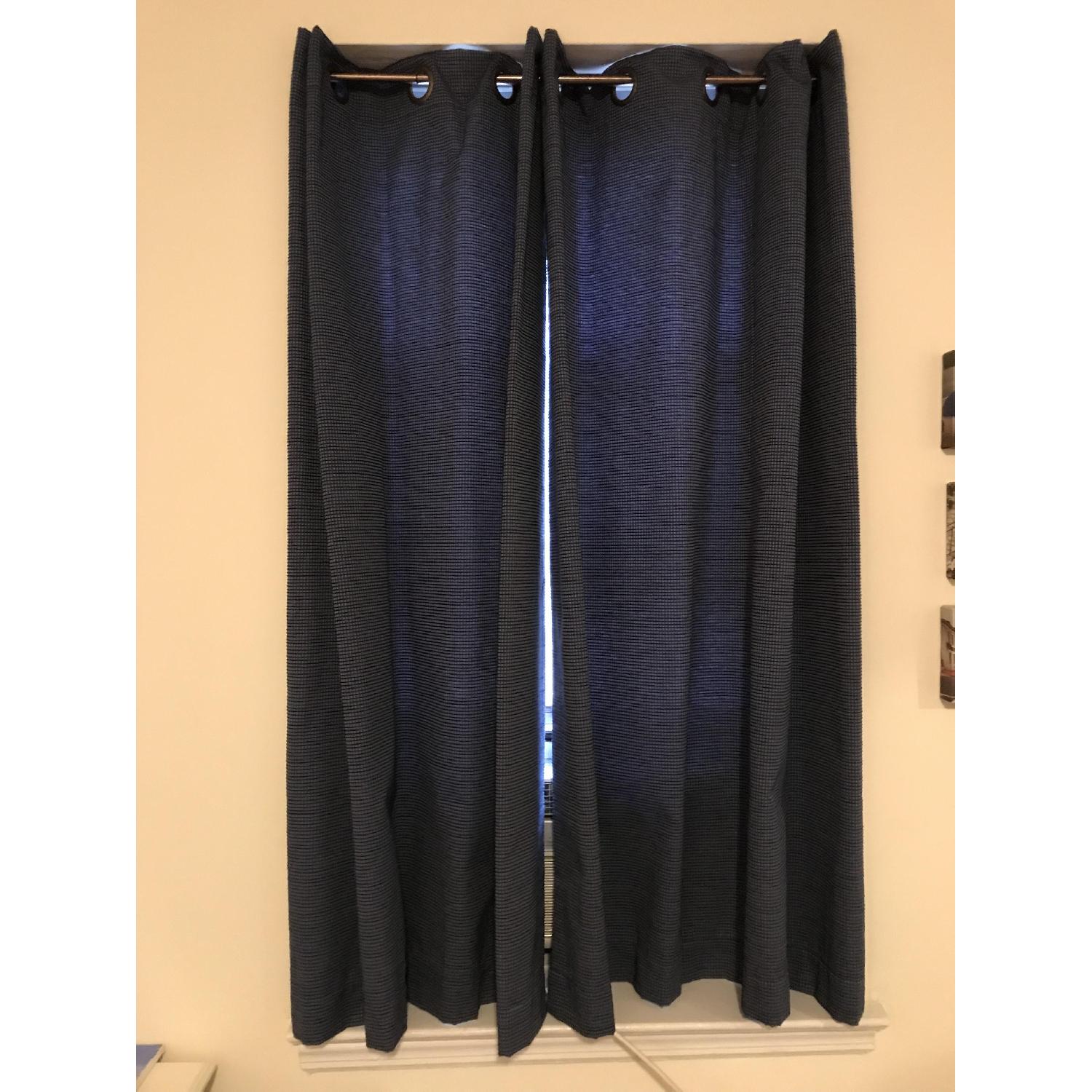 Bed Bath & Beyond Navy Curtains - image-3