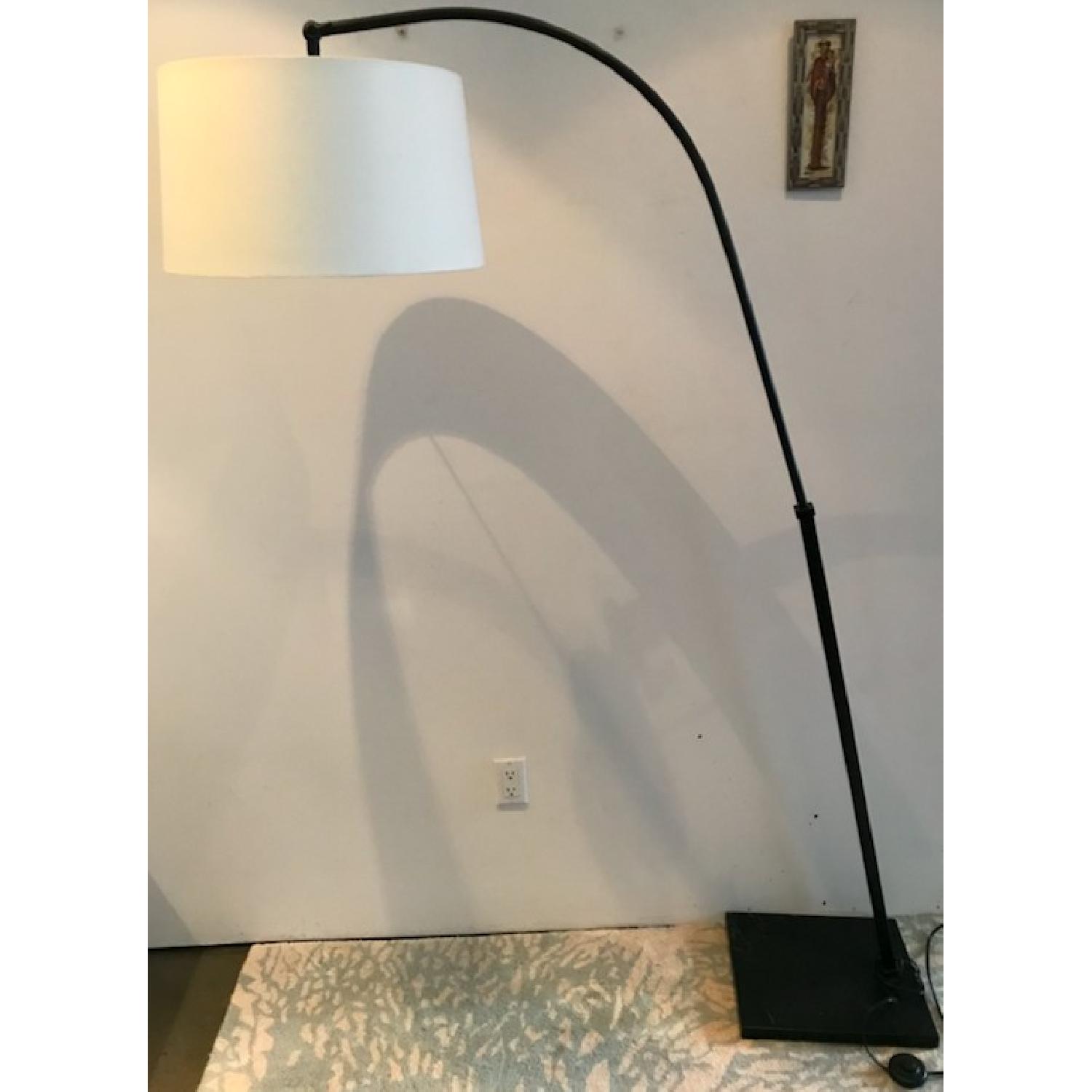 West Elm Black Metal Floor Lamp - image-3