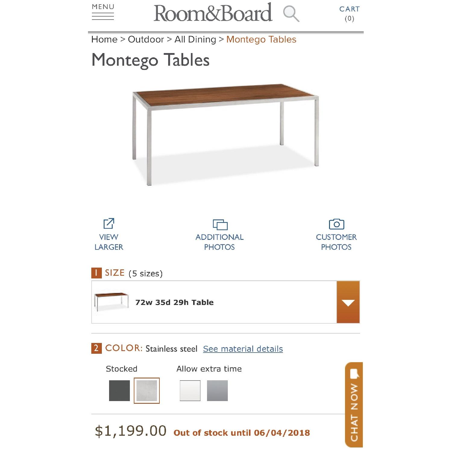 Room & Board Montego Outdoor Dining Table - image-1