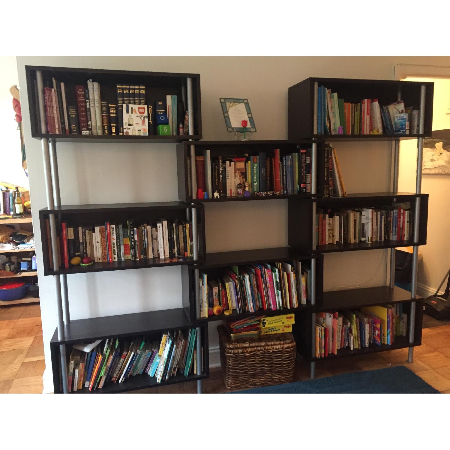 Design Within Reach Chicago 8 Box Bookshelf in Black - AptDeco