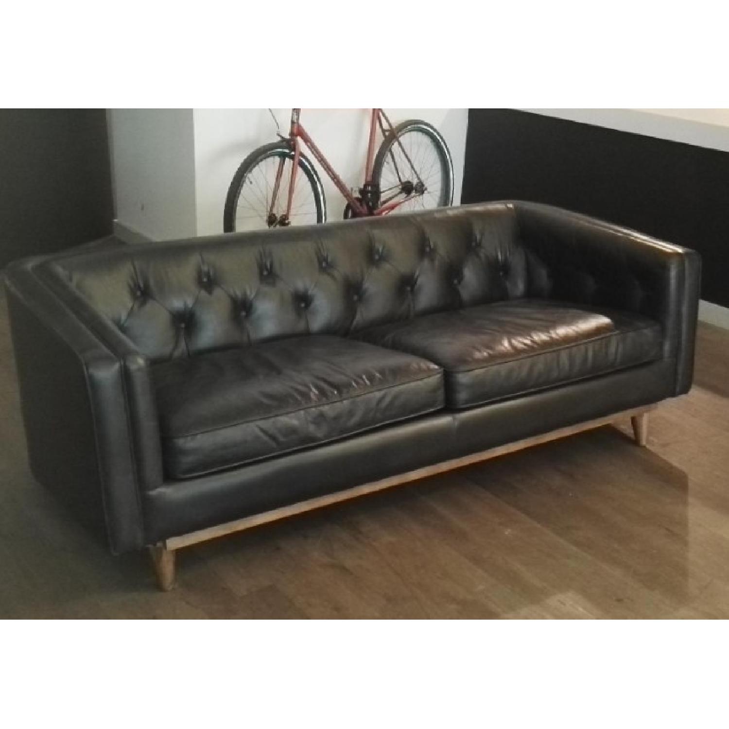 Article Alcott Black Leather Sofa - image-2