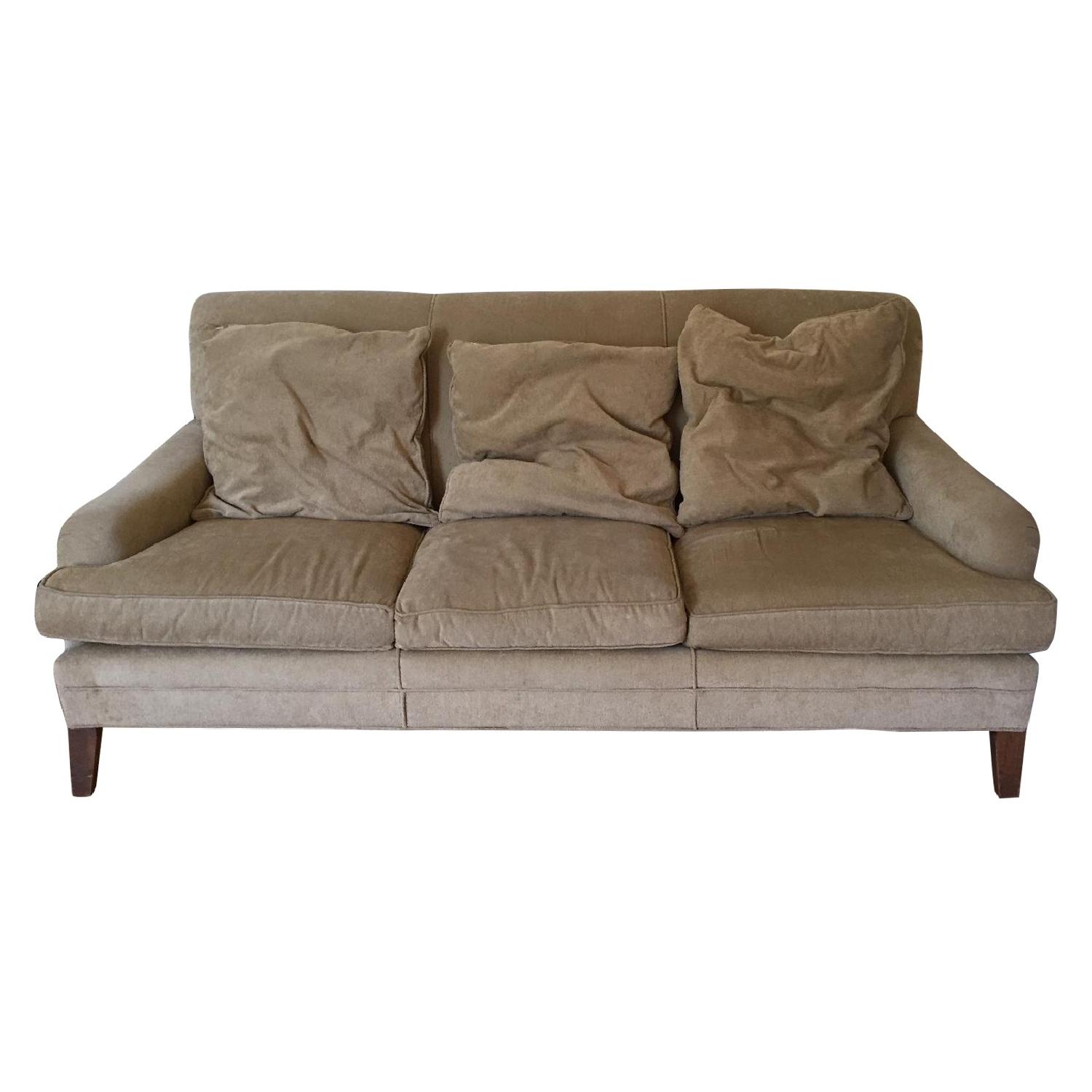 Anthropologie Beige 3 Seater Sofa AptDeco