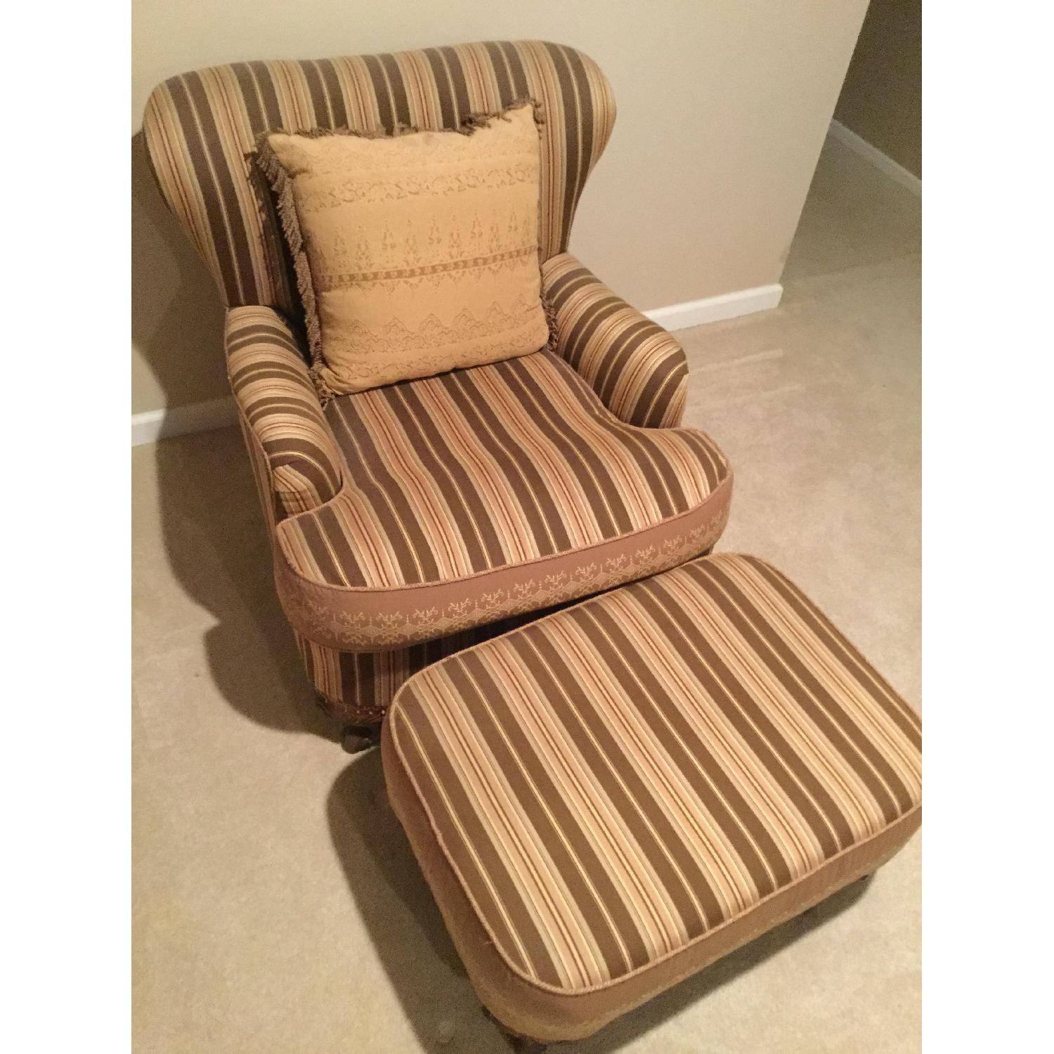 Domain Taylor BellaDonna Chair & Ottoman - image-1