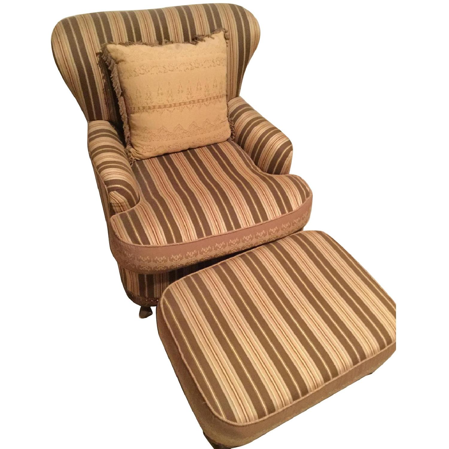 Domain Taylor BellaDonna Chair & Ottoman - image-0