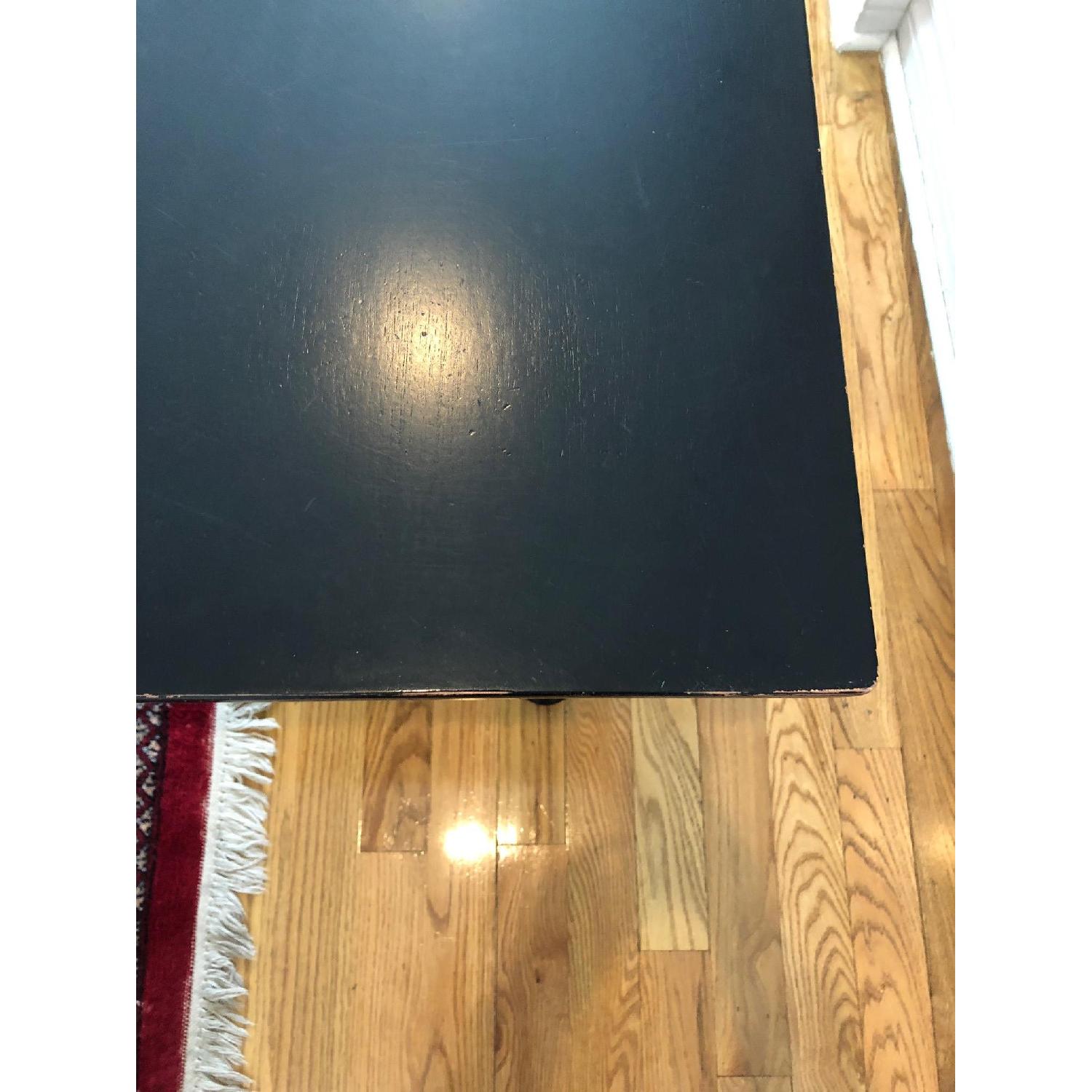 Pottery Barn Cherry Wood Expandable Dining Table - image-1