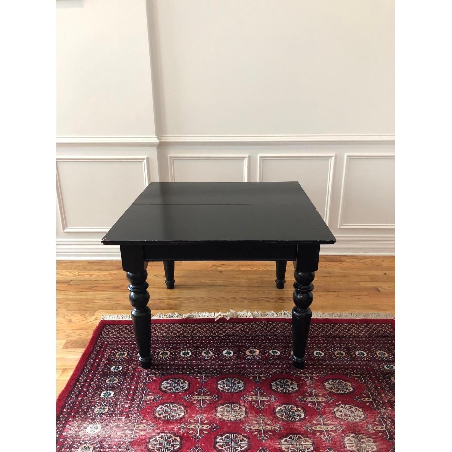 Pottery Barn Cherry Wood Expandable Dining Table - image-2