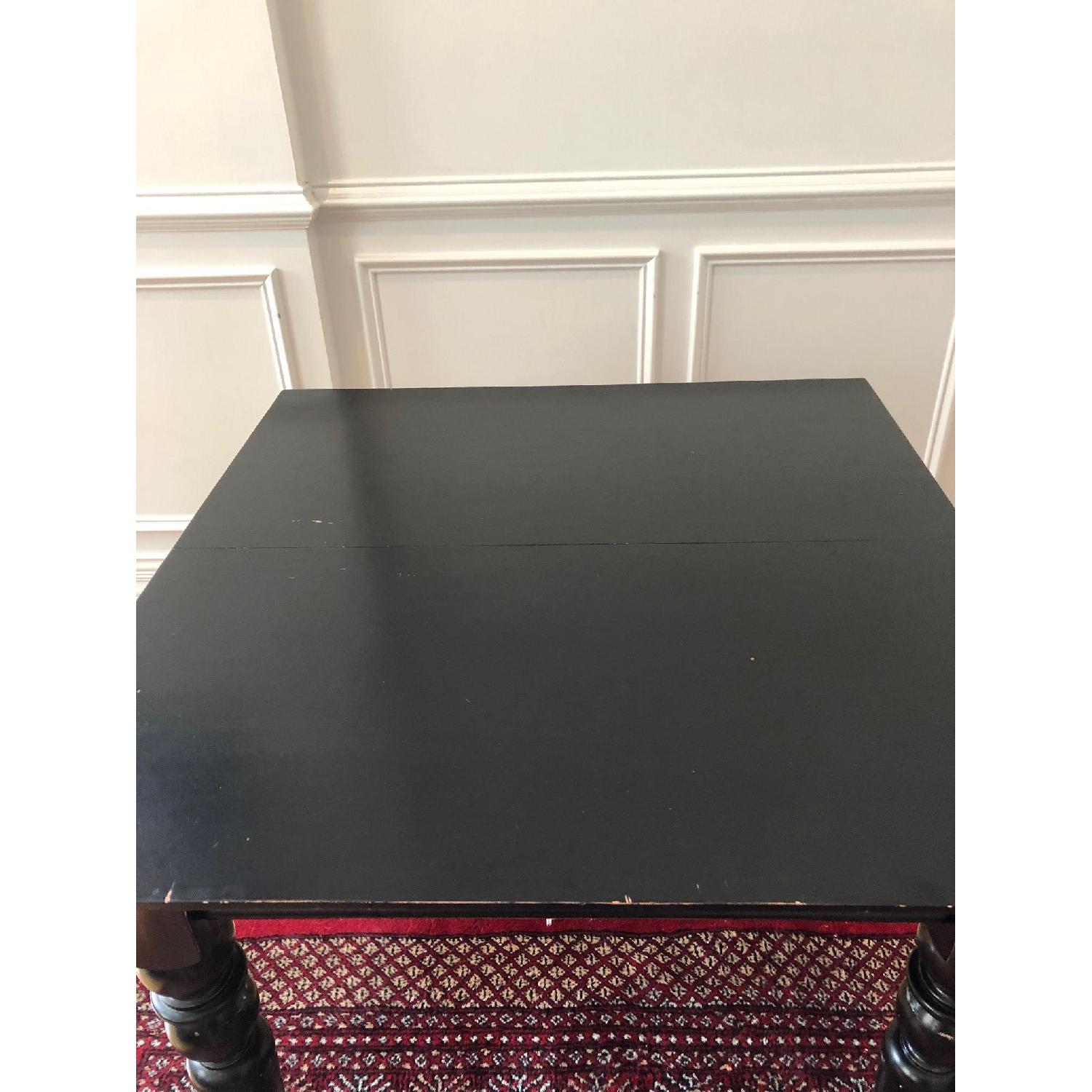 Pottery Barn Cherry Wood Expandable Dining Table - image-3