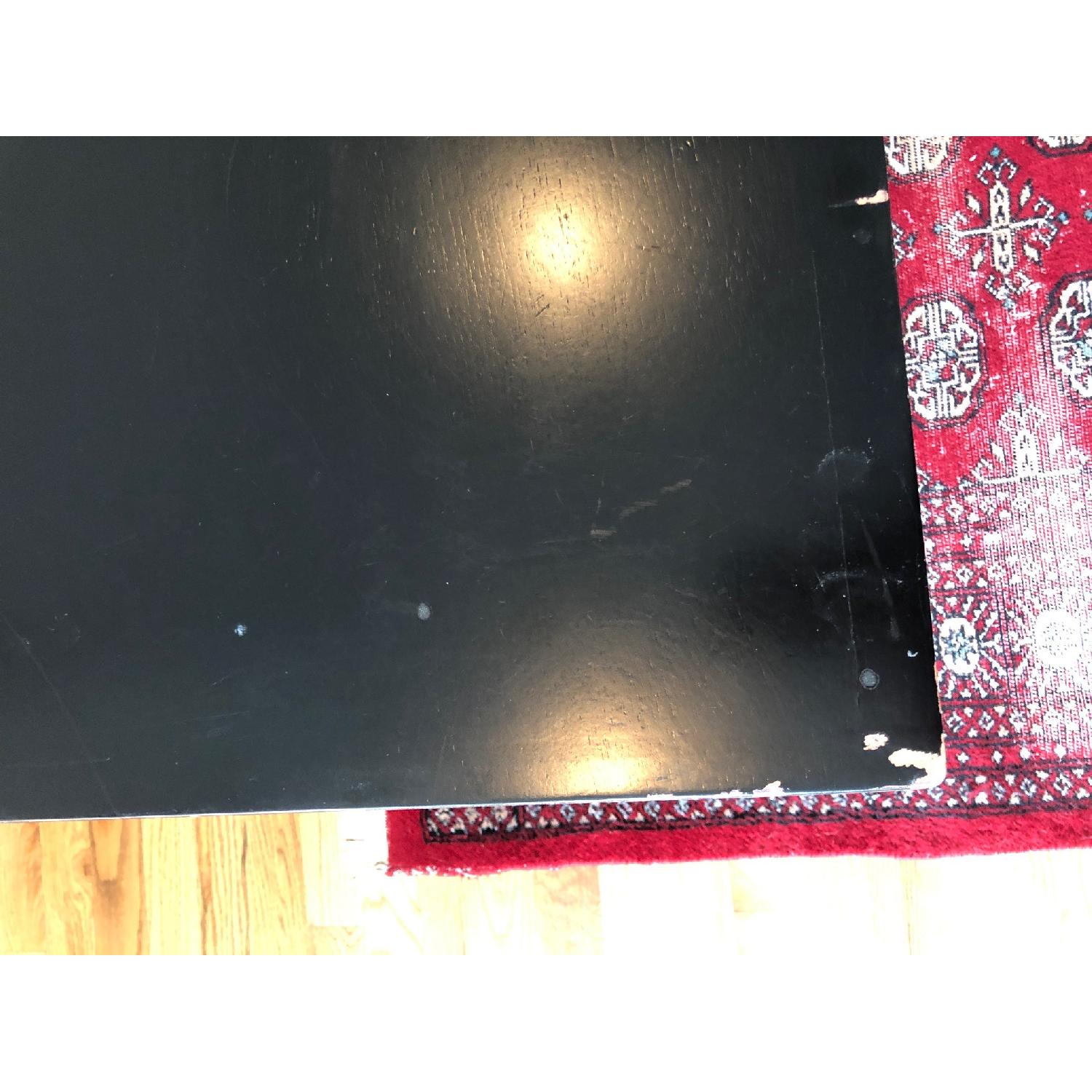 Pottery Barn Cherry Wood Expandable Dining Table - image-5