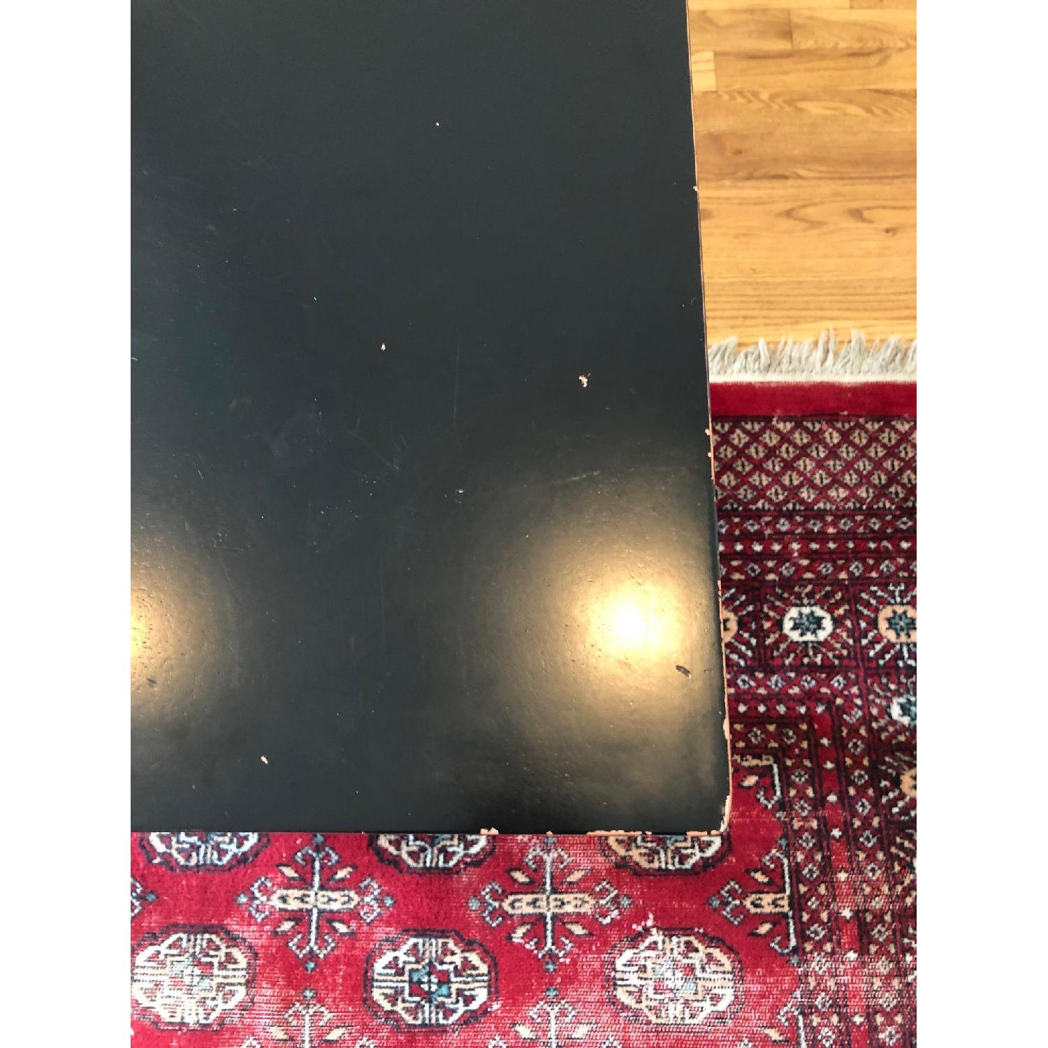 Pottery Barn Cherry Wood Expandable Dining Table - image-9