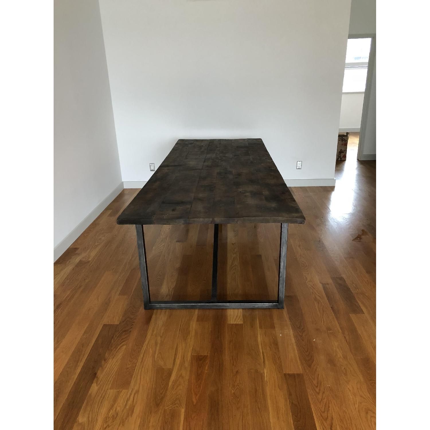 Restoration Hardware Salvaged Boat Wood Dining Table - image-3