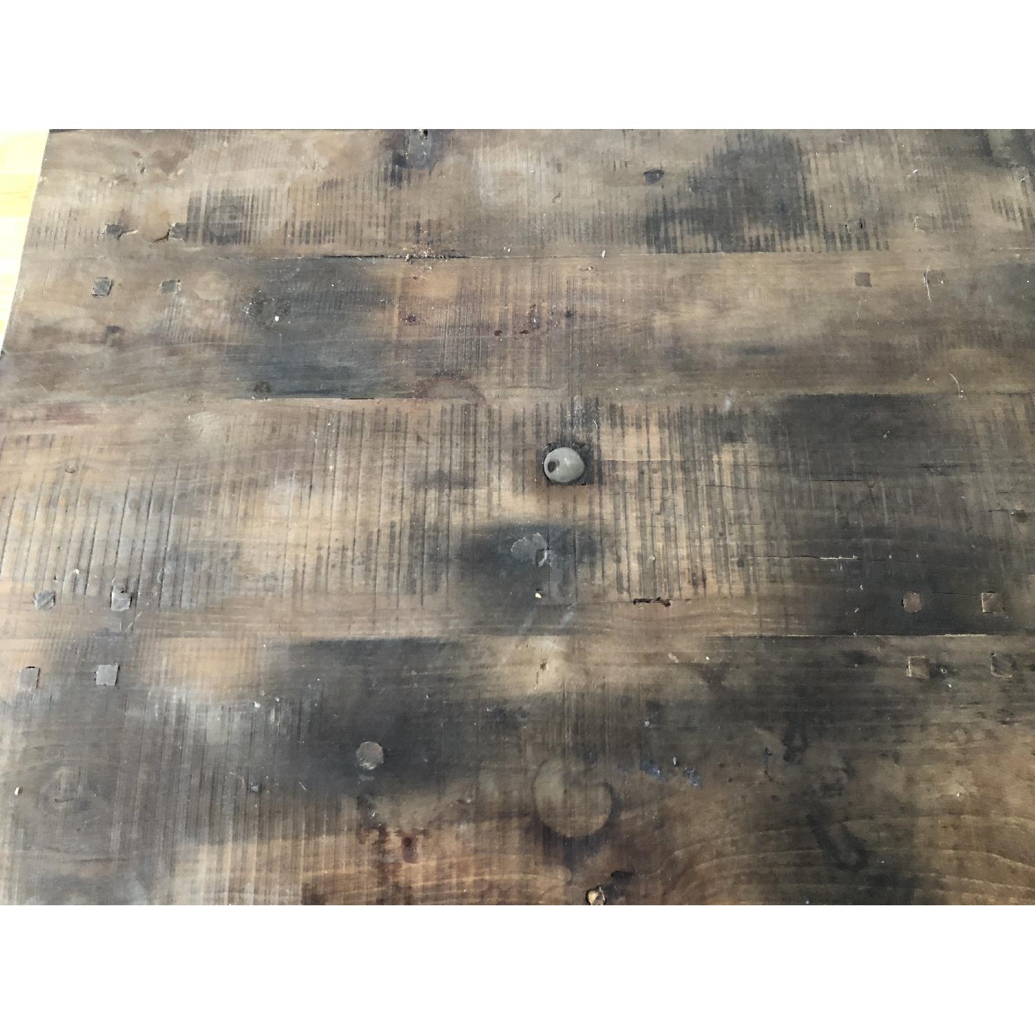 Restoration Hardware Salvaged Boat Wood Dining Table - image-4